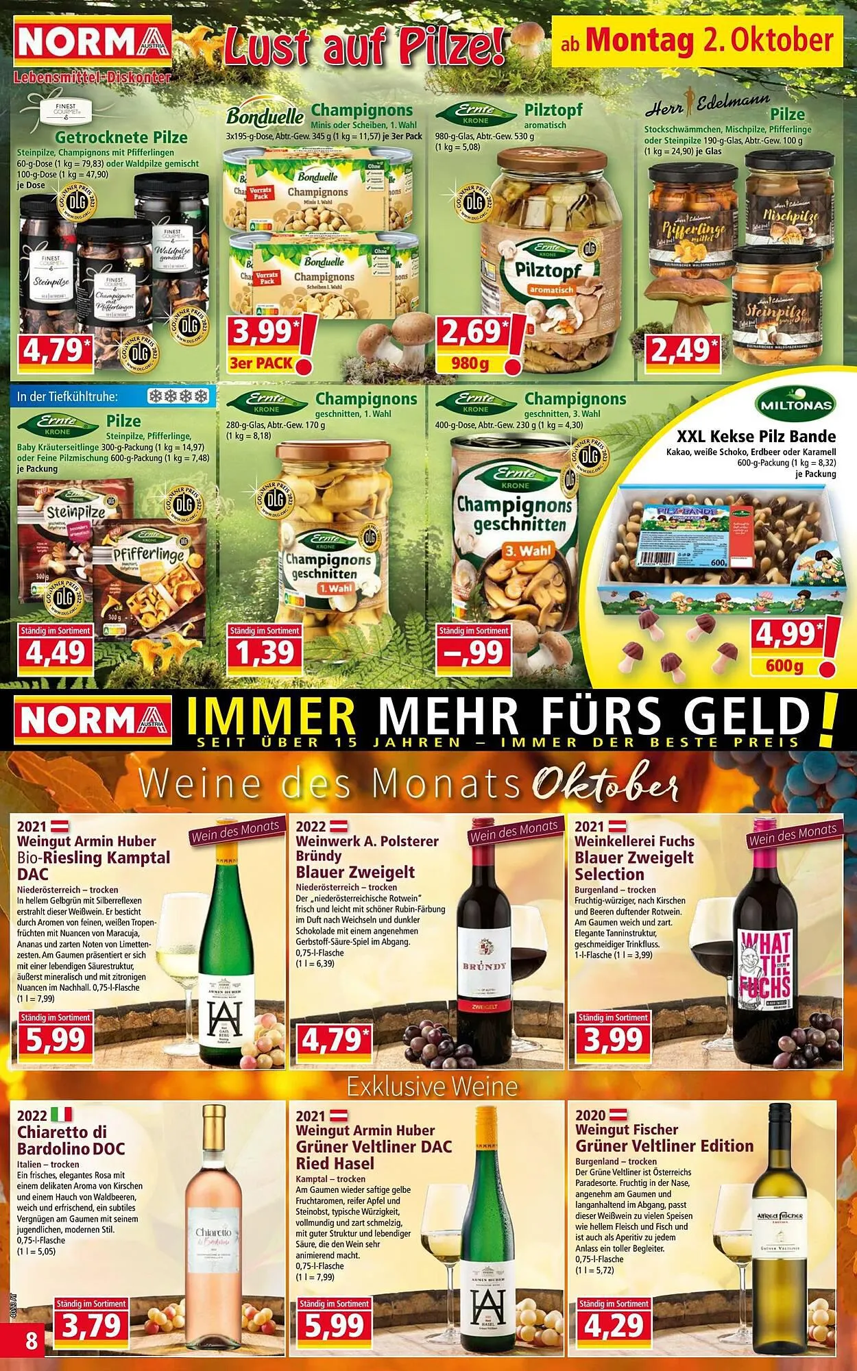 Norma Flugblatt von 2. Oktober bis 7. Oktober 2023 - Flugblätt seite 8