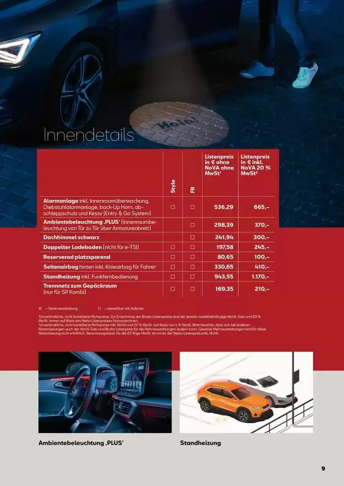 Seat Leon von 31. Jänner bis 22. Jänner 2026 - Flugblätt seite  9