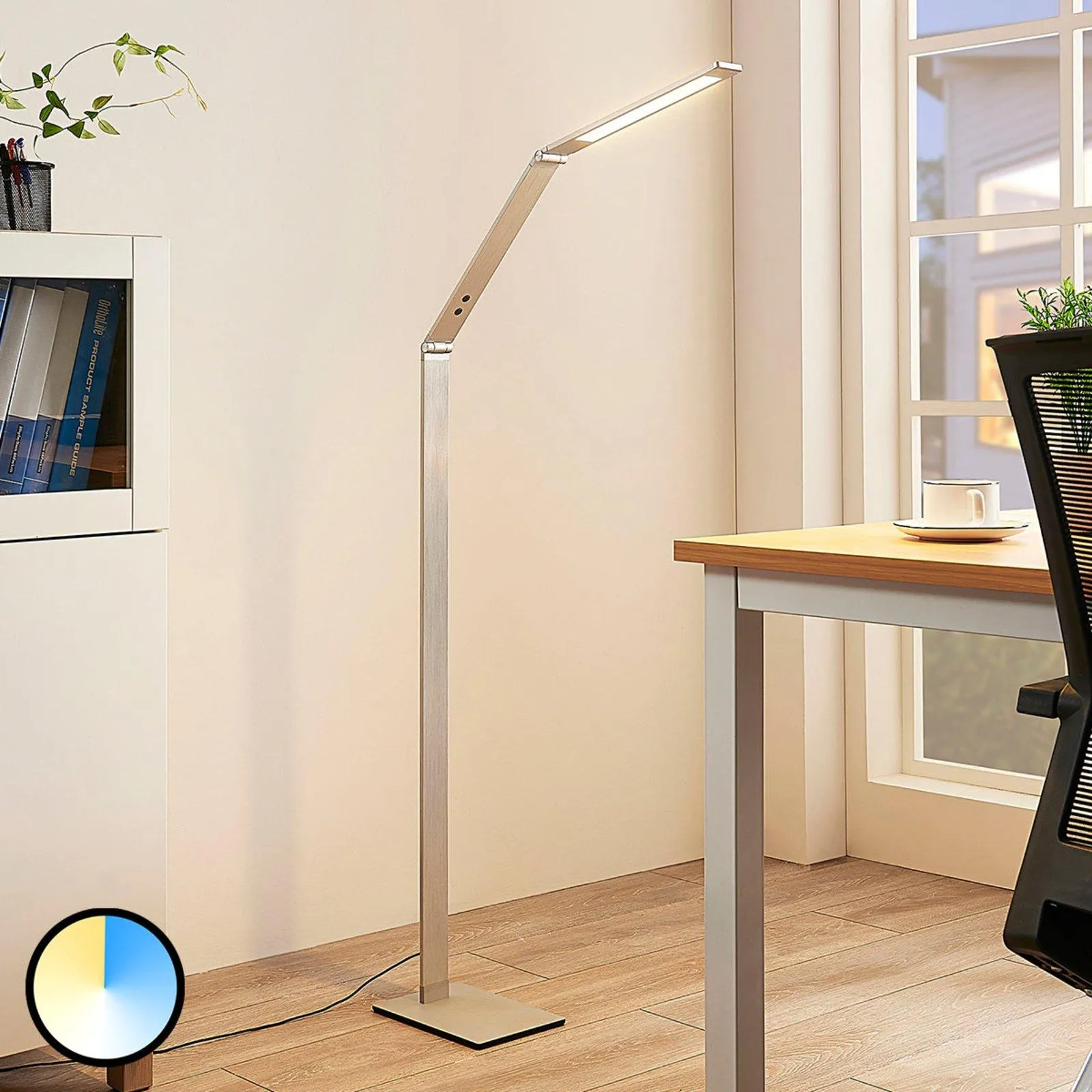 Filigrane LED-Leseleuchte Nicano, Lichtfarbe var.