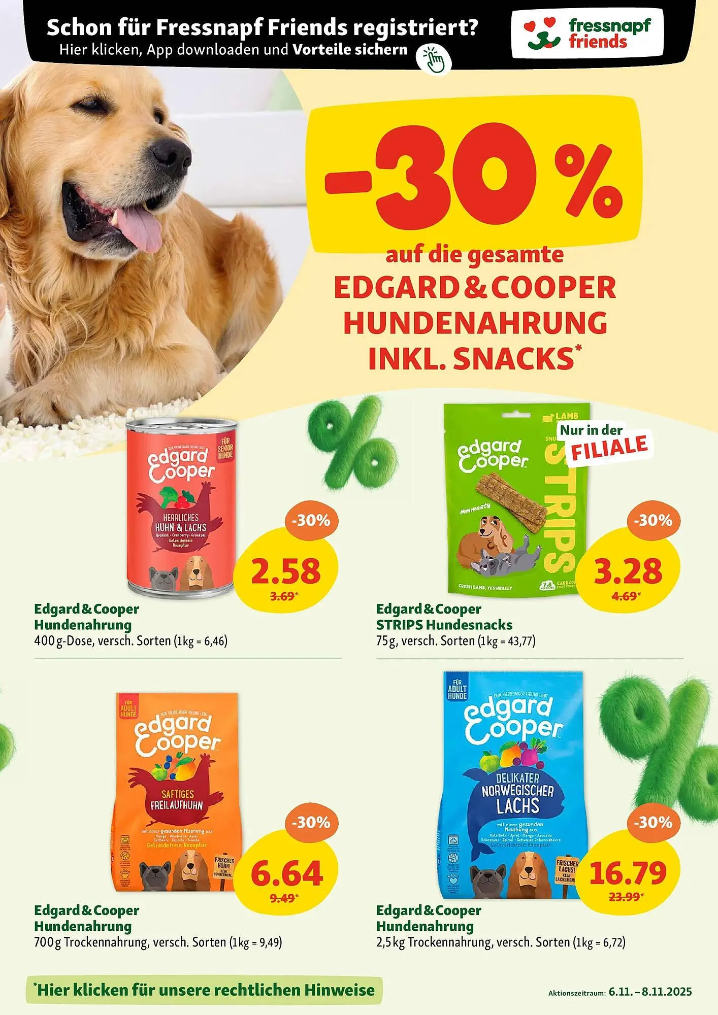 Fressnapf Flugblatt von 6. November bis 8. November 2025 - Flugblätt seite 9