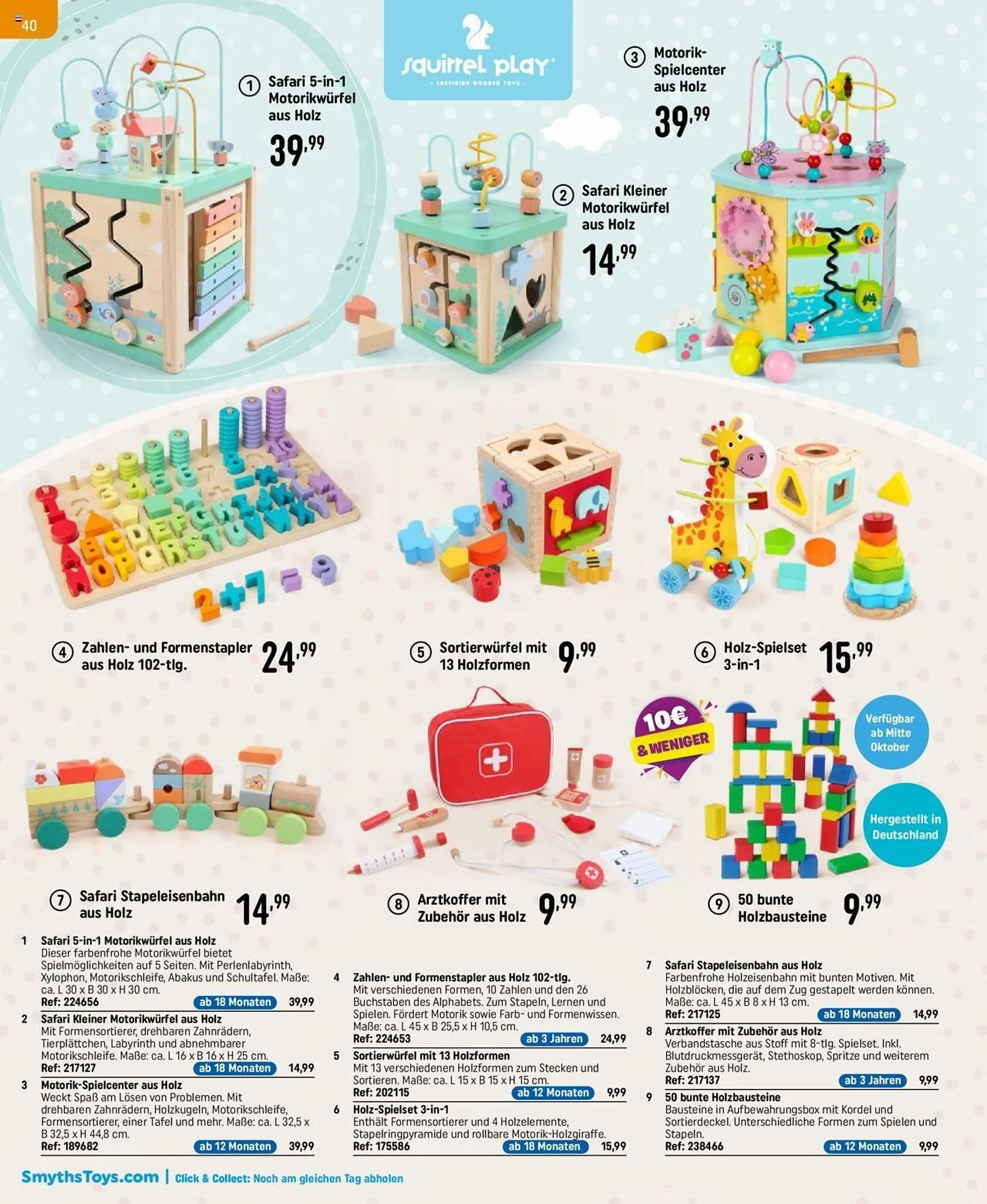 Smyths Toys Flugblatt von 25. September bis 13. Dezember 2024 - Flugblätt seite  40