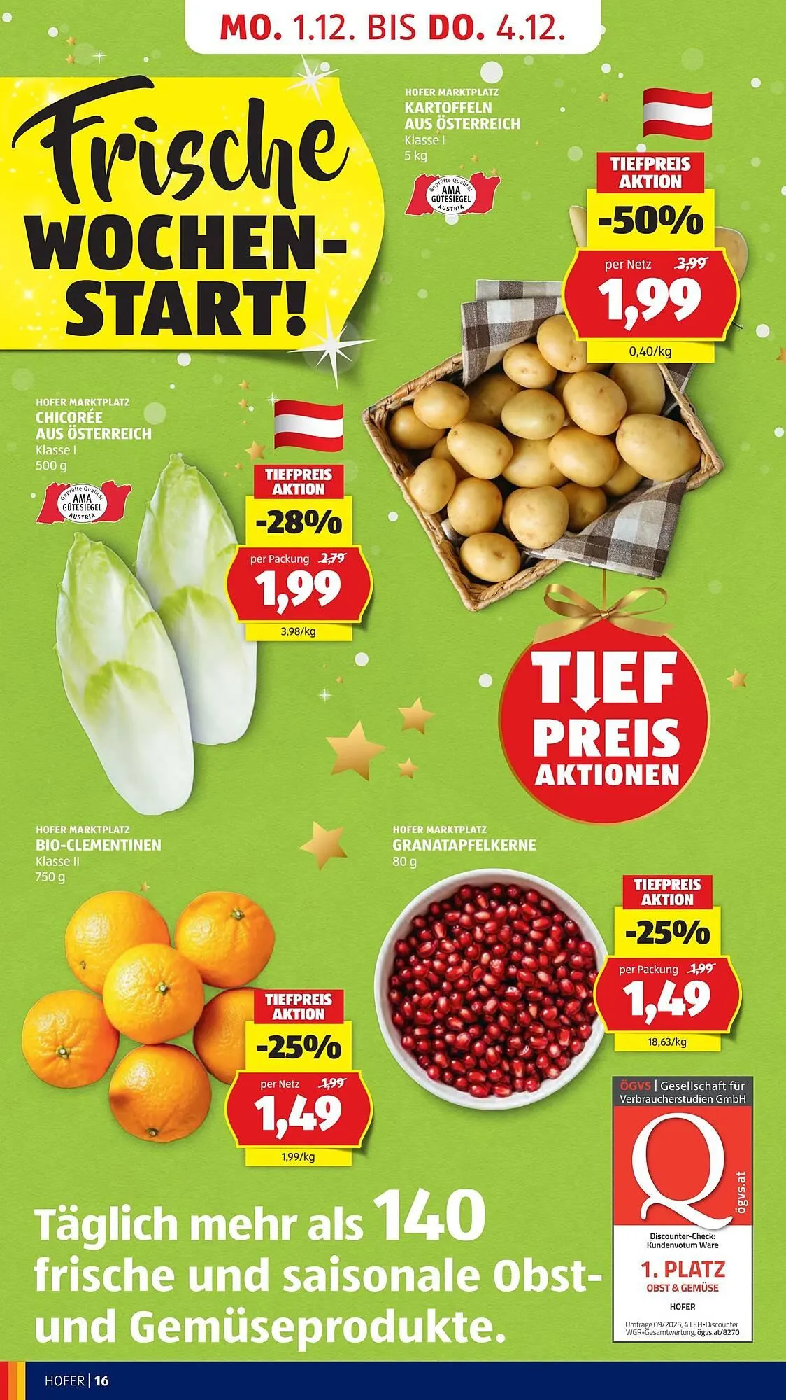 Hofer Flugblatt von 28. November bis 4. Dezember 2025 - Flugblätt seite  26