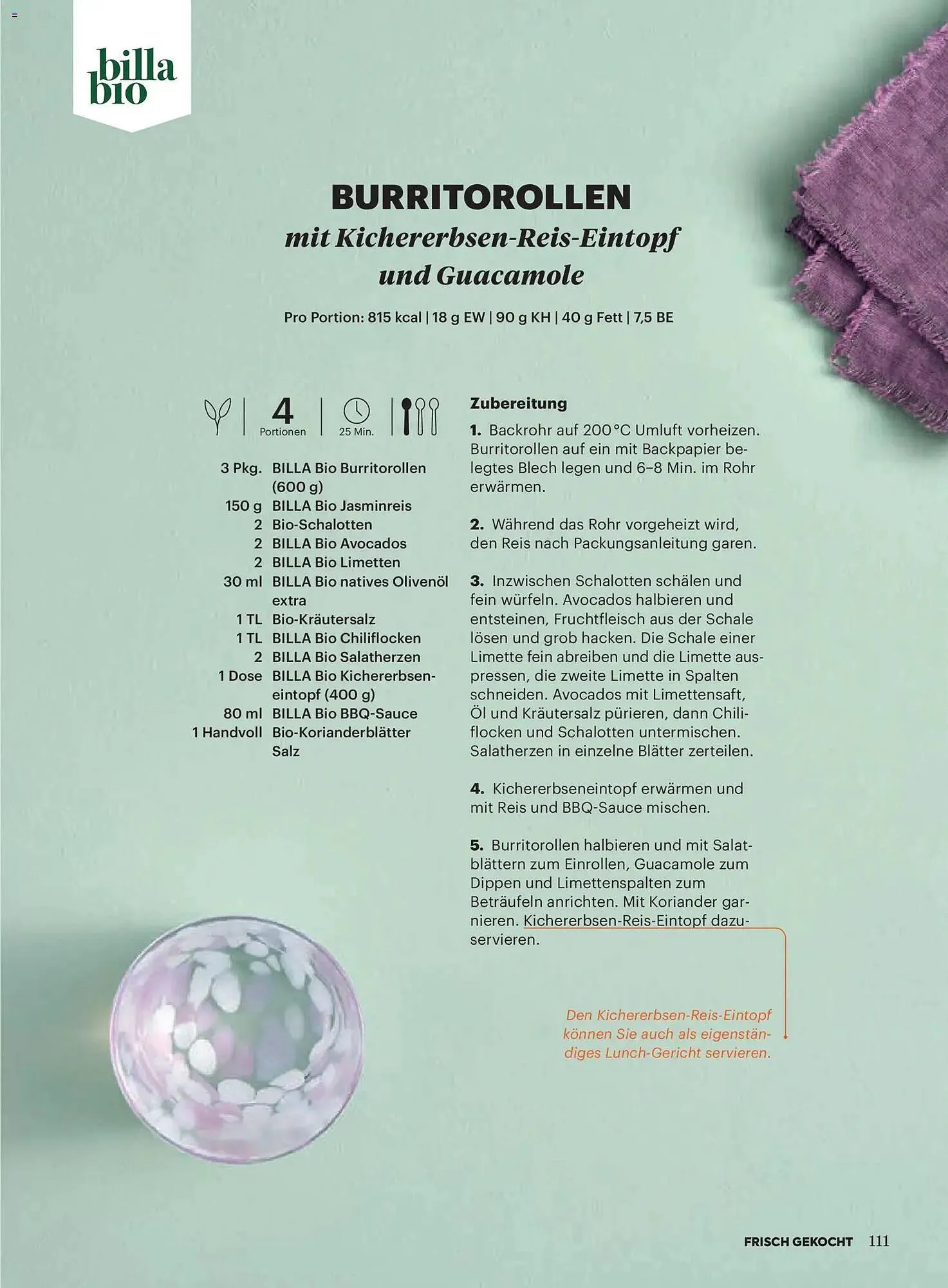 Billa Flugblatt von 1. März bis 30. April 2026 - Flugblätt seite  109