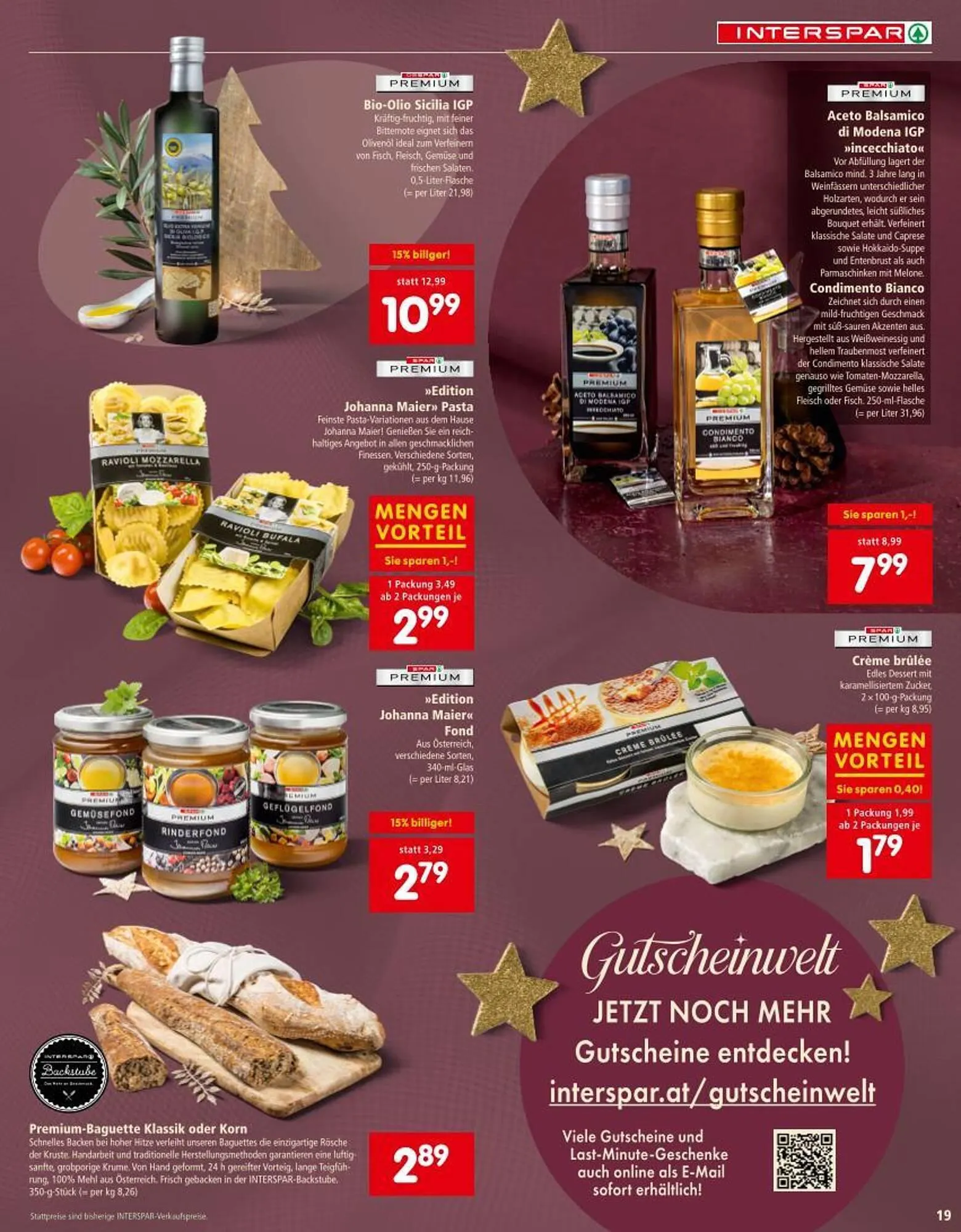 Interspar Flugblatt von 20. November bis 31. Dezember 2025 - Flugblätt seite  19