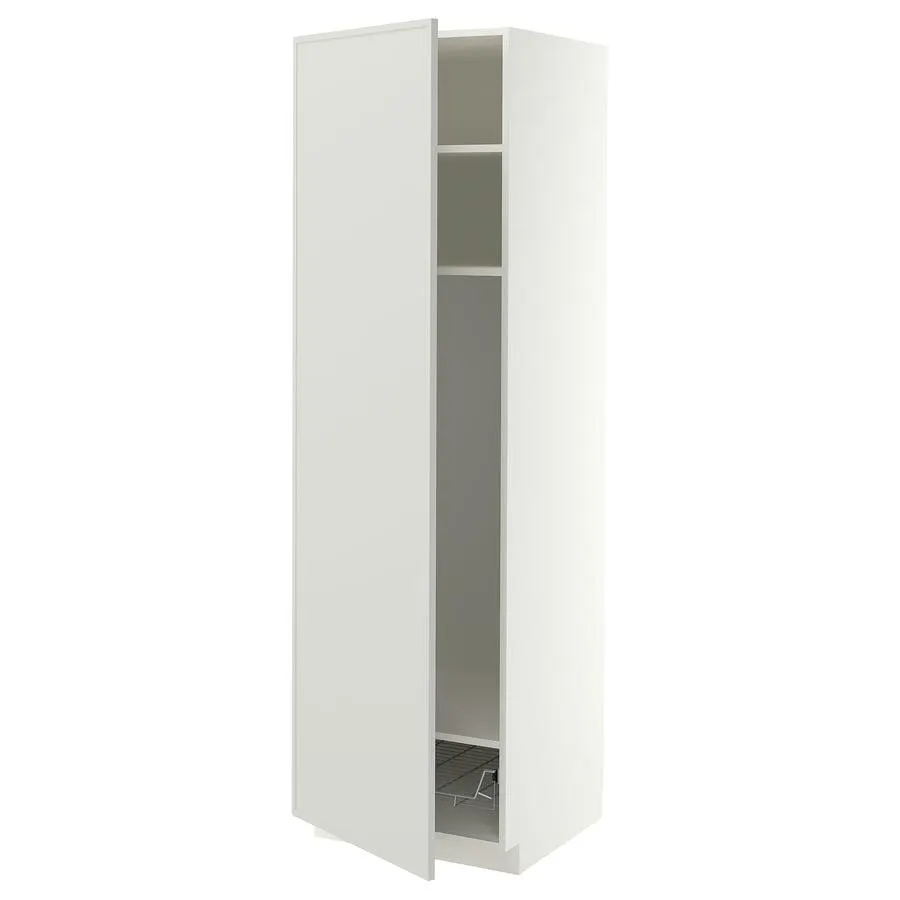 Hochschrank mit Böden/Drahtkorb