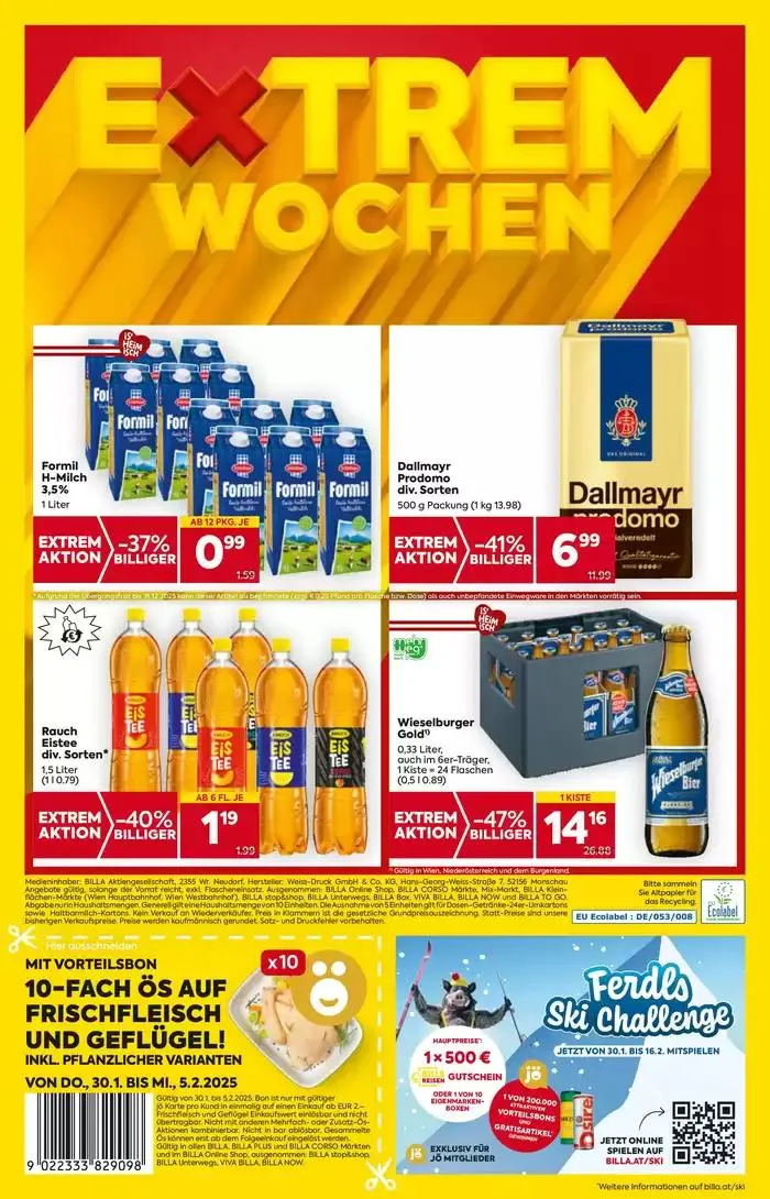 Vorschau BILLA Wien KW05 2025 von 28. Jänner bis 11. Februar 2025 - Flugblätt seite 20