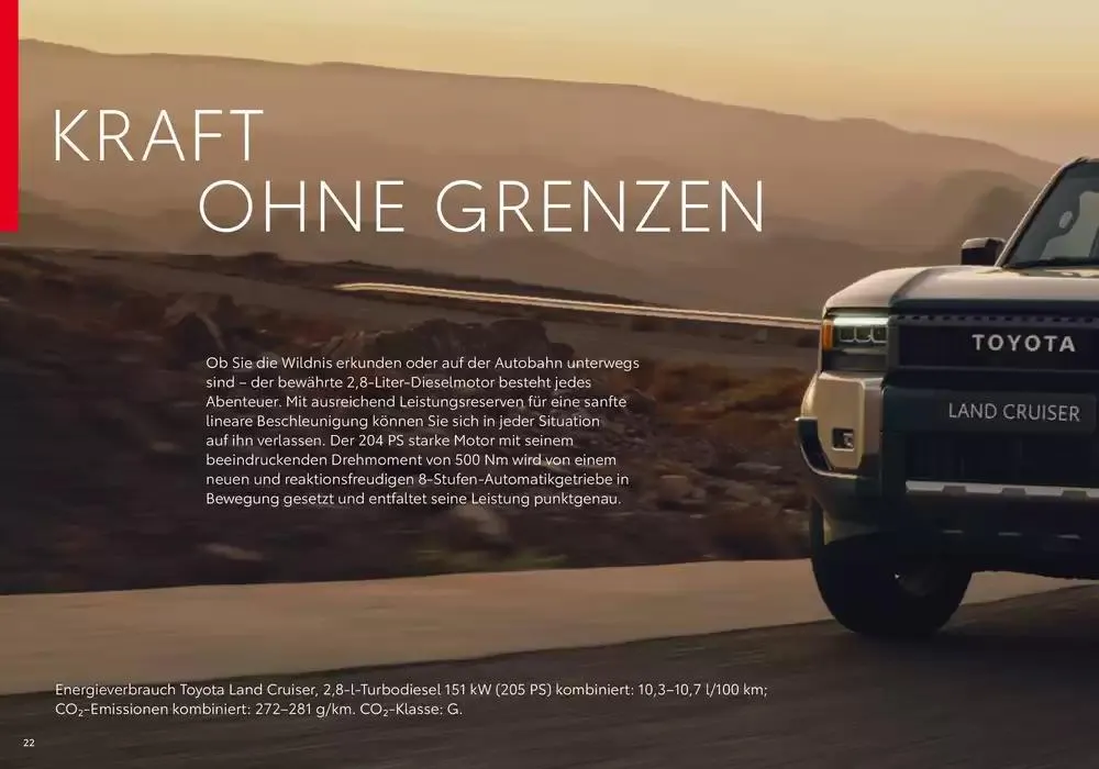 Toyota Land Cruiser von 12. Februar bis 12. Februar 2026 - Flugblätt seite 22