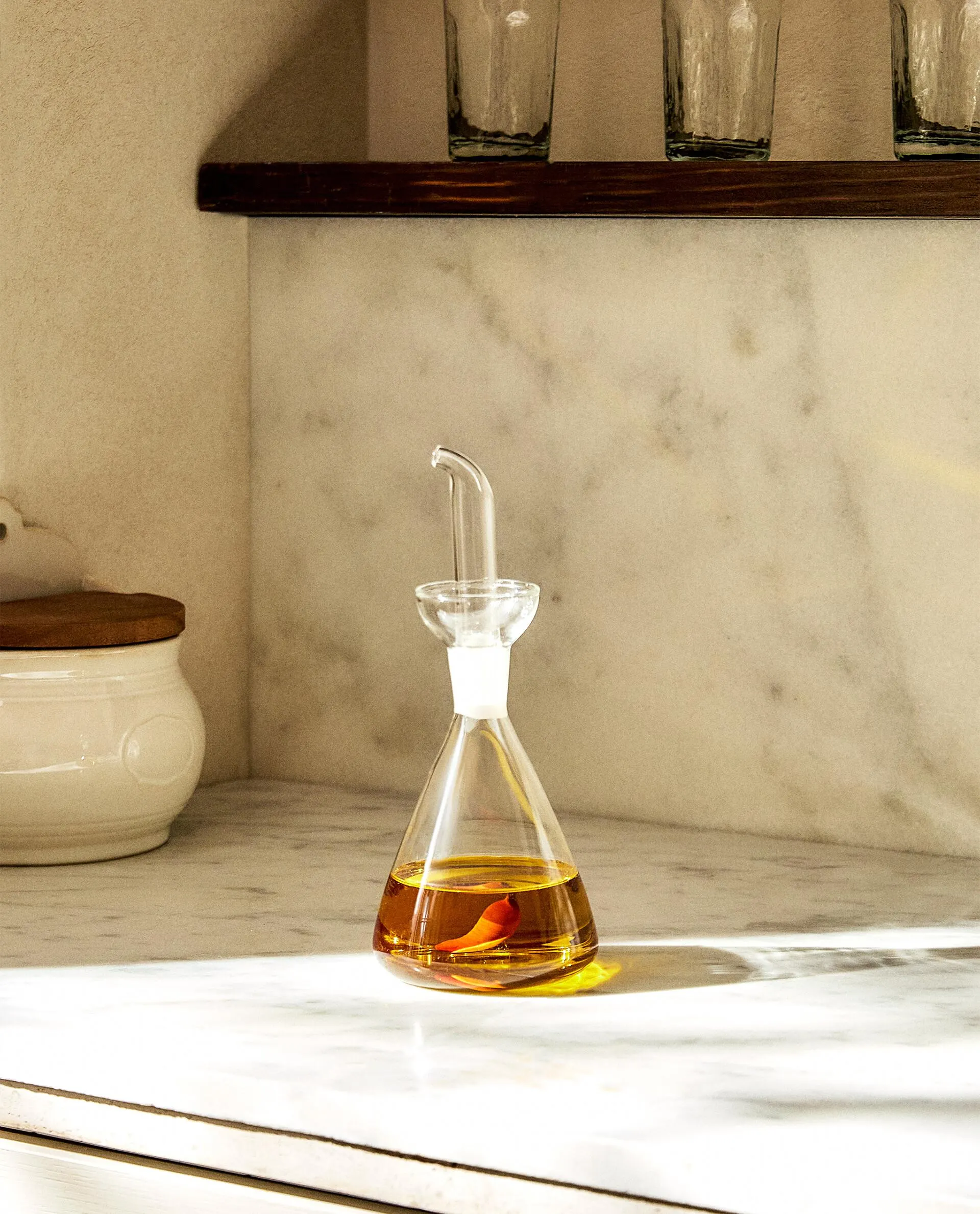 VEGETABLE BOROSILICATE CRUET