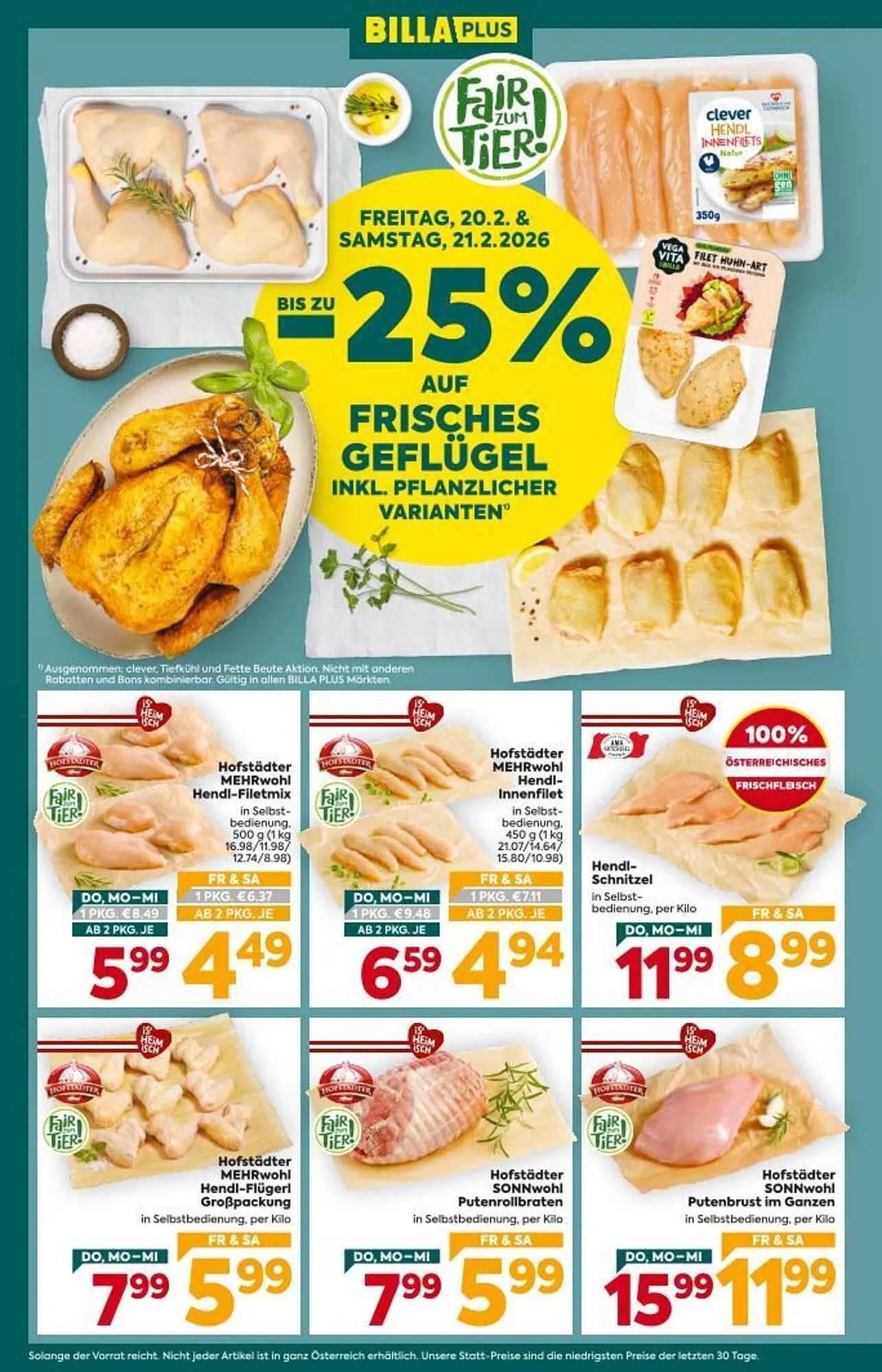 Billa Corso Flugblatt von 19. Februar bis 25. Februar 2026 - Flugblätt seite  2