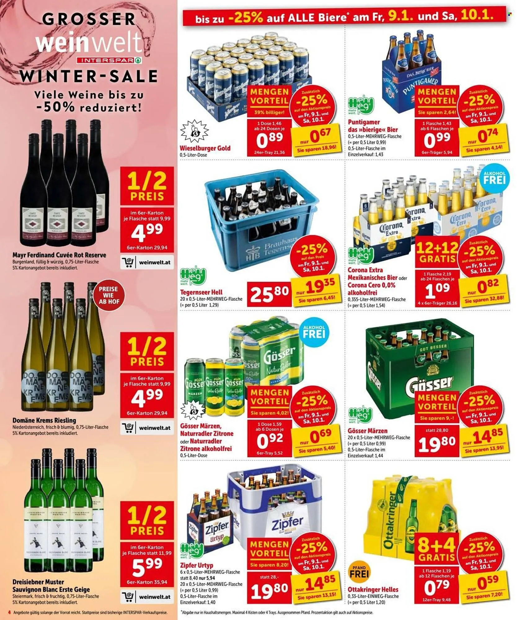 Interspar Flugblatt von 8. Jänner bis 14. Jänner 2026 - Flugblätt seite  4