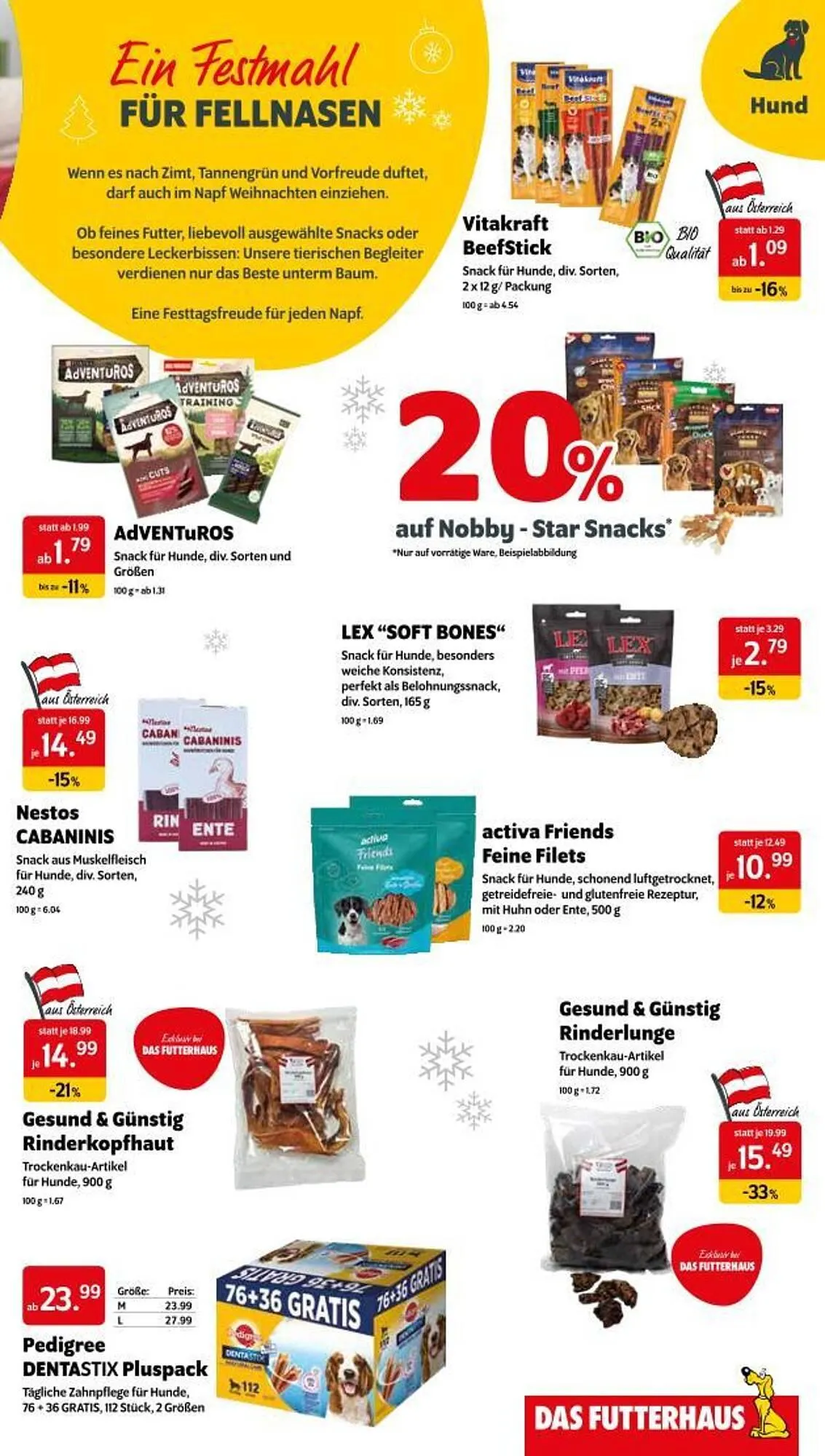 Das Futterhaus Prospekt von 1. Dezember bis 6. Dezember 2025 - Flugblätt seite  3