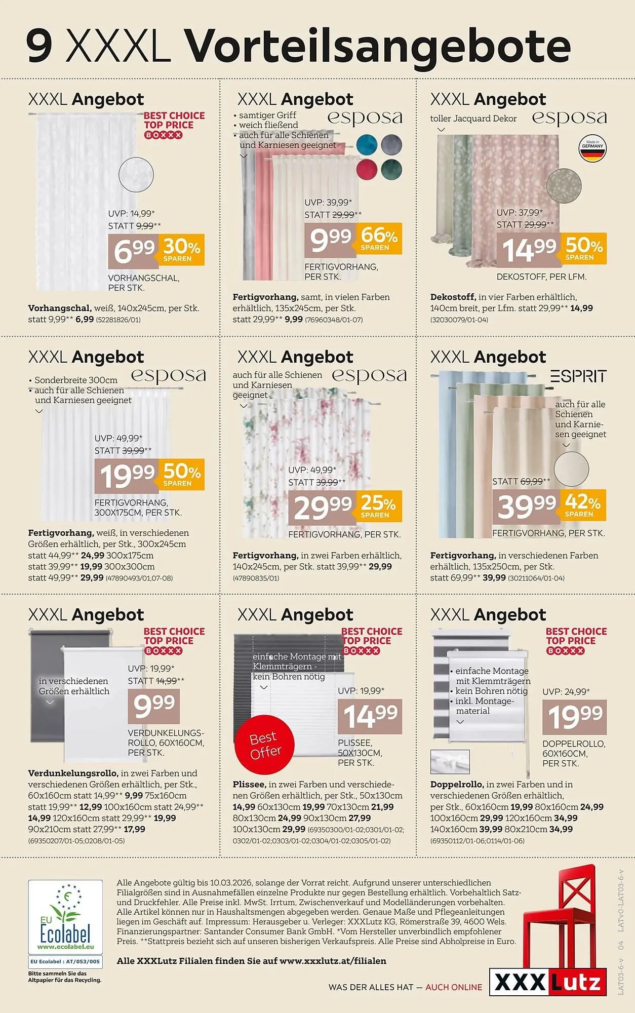 XXXLutz Prospekt von 24. Februar bis 10. März 2026 - Flugblätt seite 4