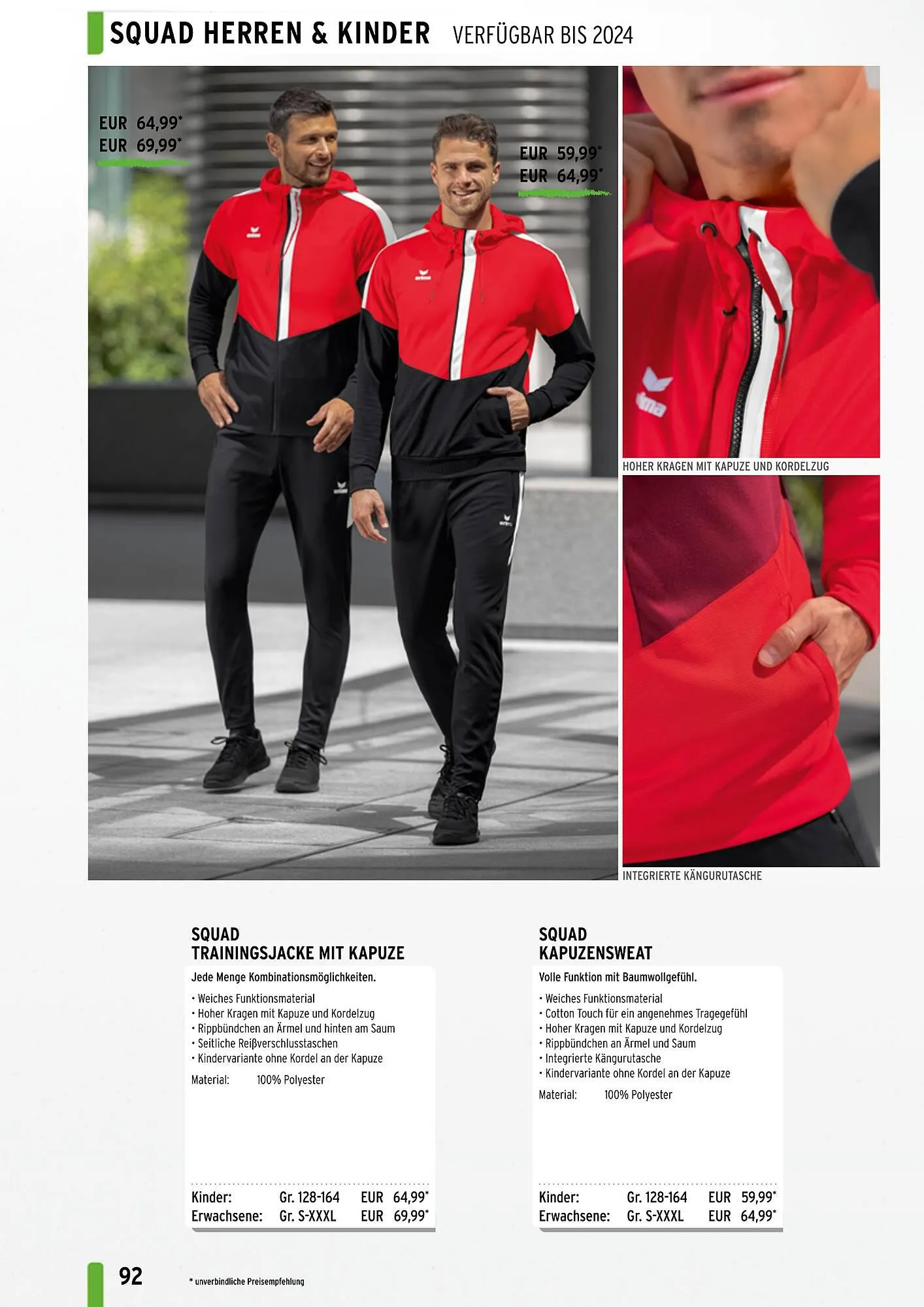 ERIMA Flugblatt von 2. Jänner bis 31. Dezember 2024 - Flugblätt seite  92