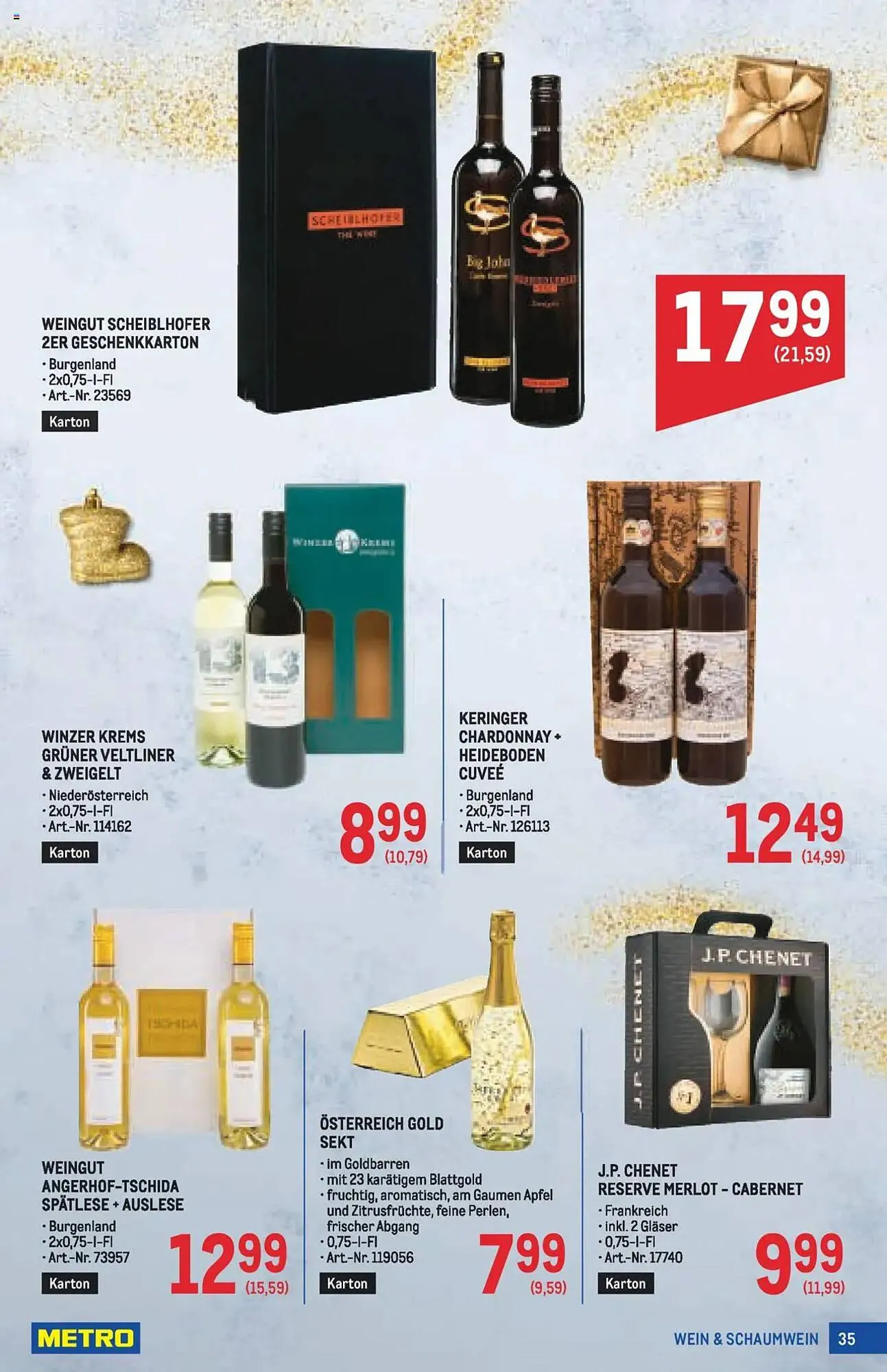 Metro Flugblatt von 16. Oktober bis 24. Dezember 2025 - Flugblätt seite 35