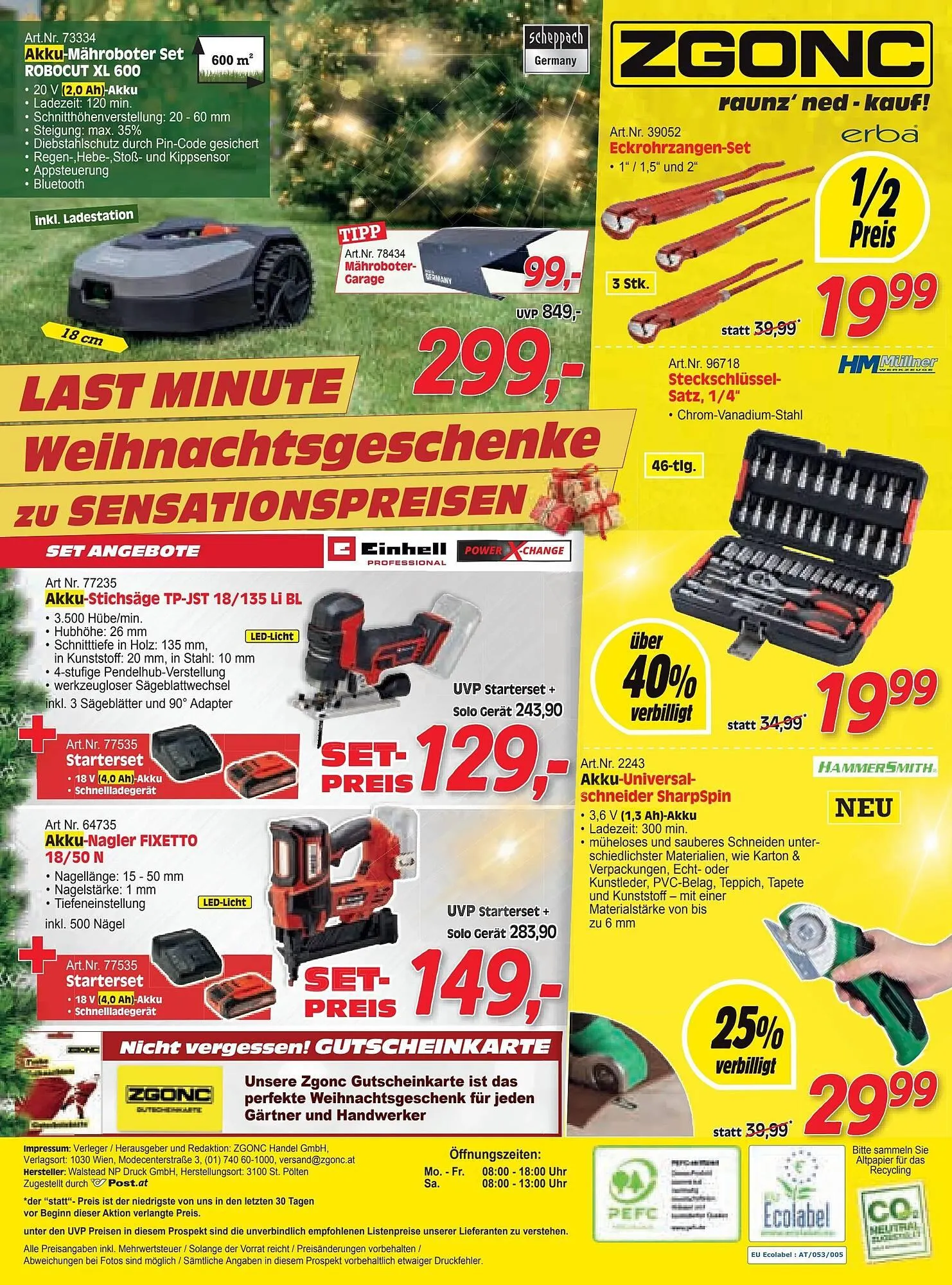 Zgonc Flugblatt von 15. Dezember bis 31. Dezember 2025 - Flugblätt seite 16