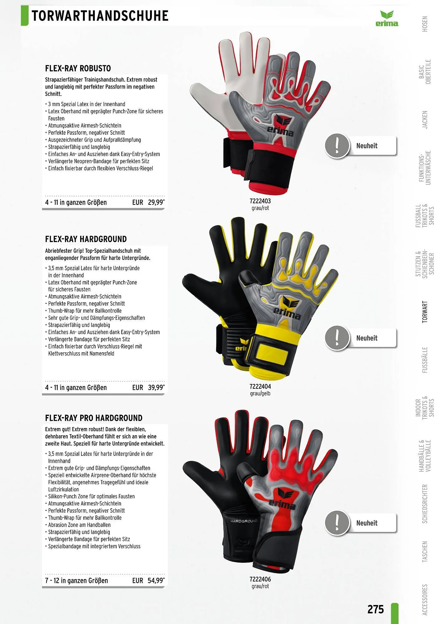 ERIMA Flugblatt von 2. Jänner bis 31. Dezember 2024 - Flugblätt seite 275