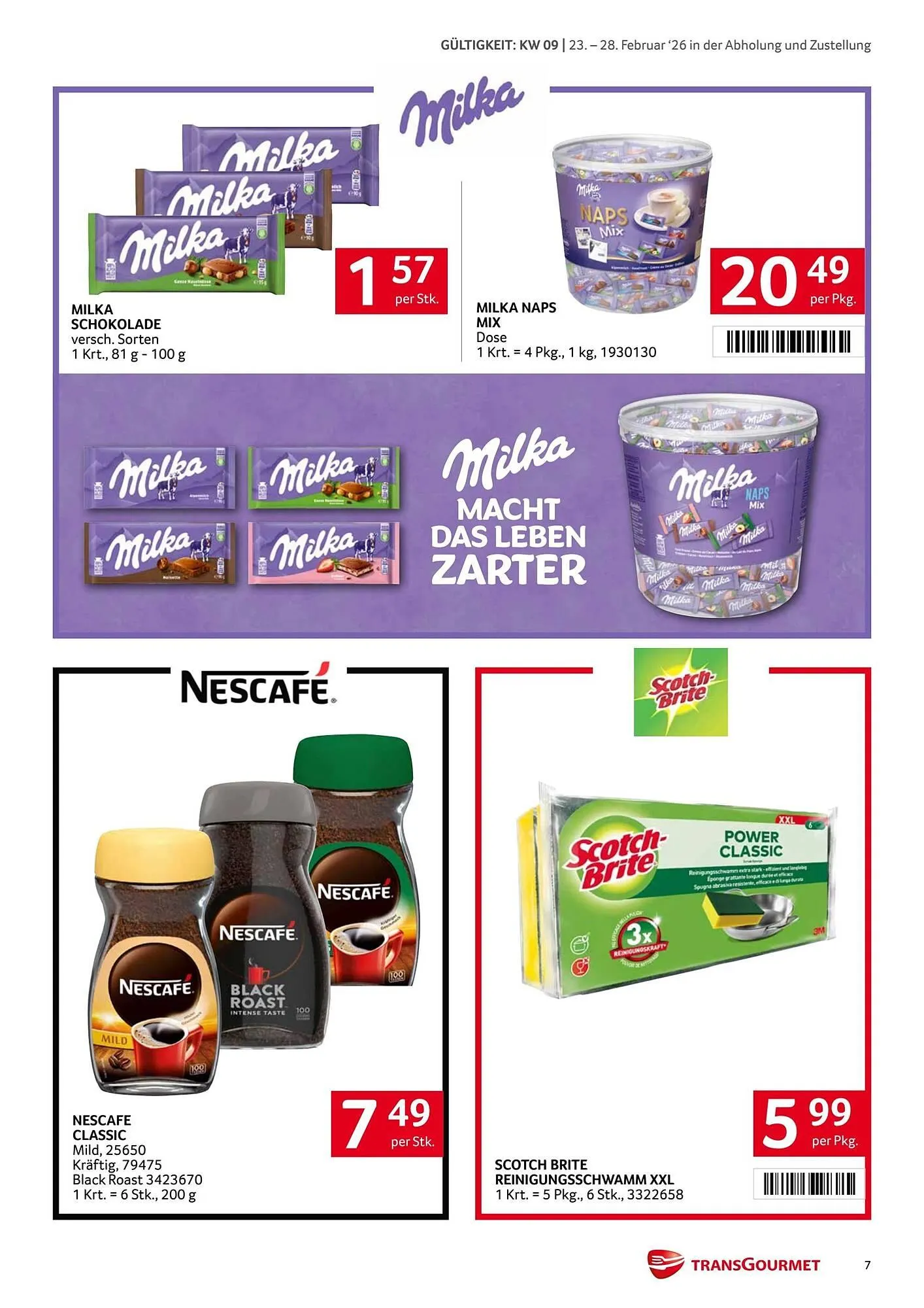 Transgourmet Flugblatt von 23. Februar bis 28. Februar 2026 - Flugblätt seite  7