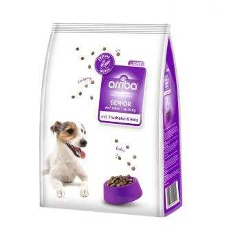 arriba Senior Light 3kg mit Truthahn und Reis