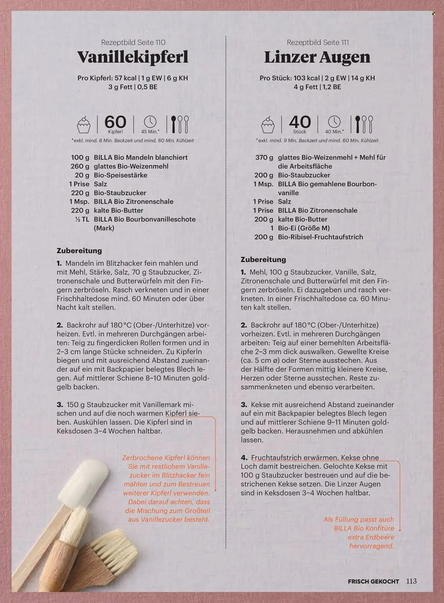 Billa Flugblatt von 1. November bis 30. November 2025 - Flugblätt seite  109