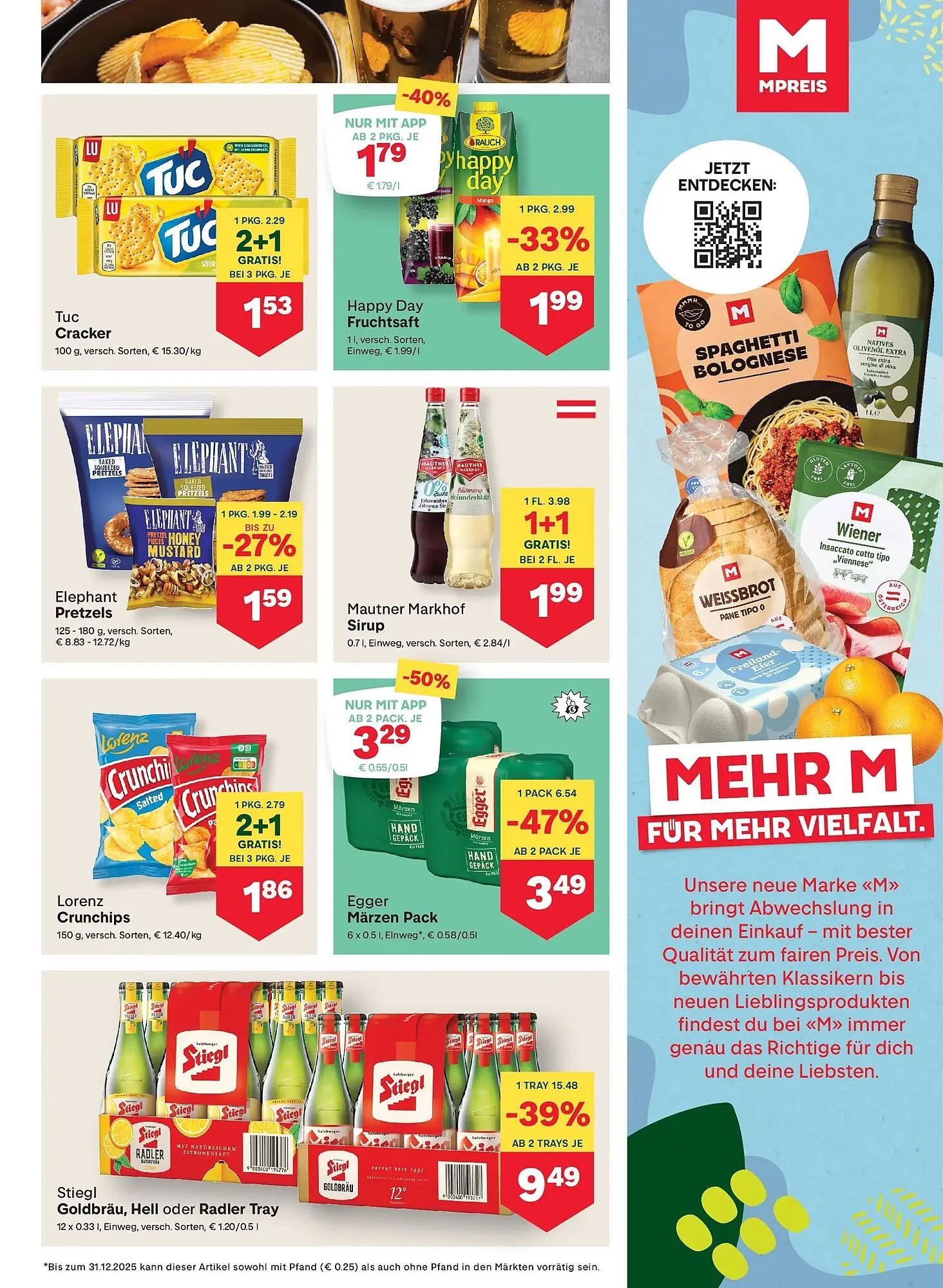 MPreis Flugblatt von 6. November bis 12. November 2025 - Flugblätt seite  9