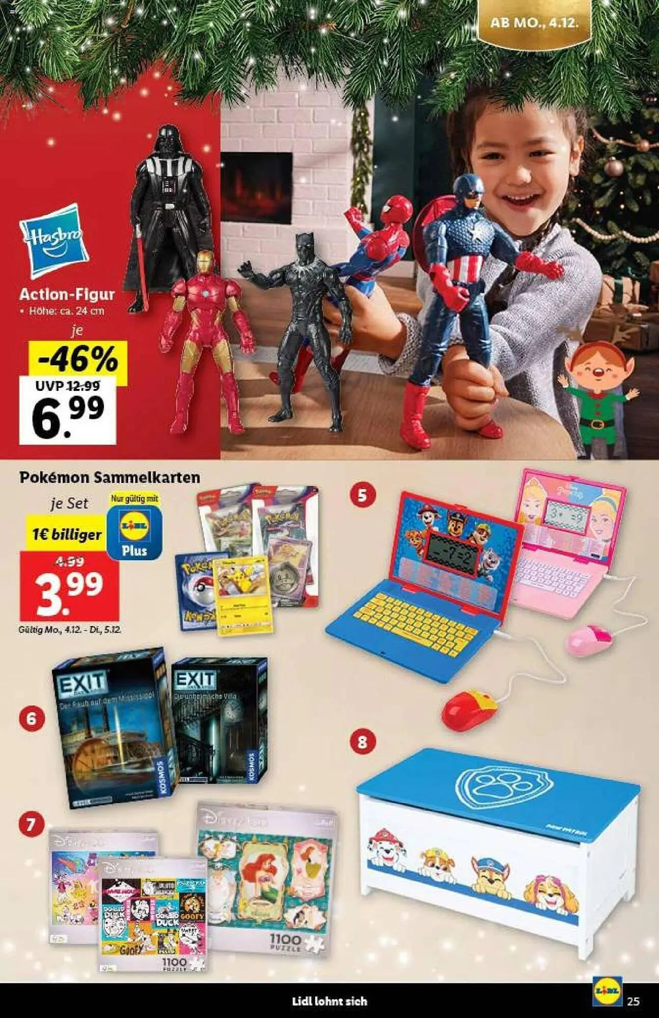 Lidl Flugblatt von 30. Oktober bis 14. Dezember 2023 - Flugblätt seite 25