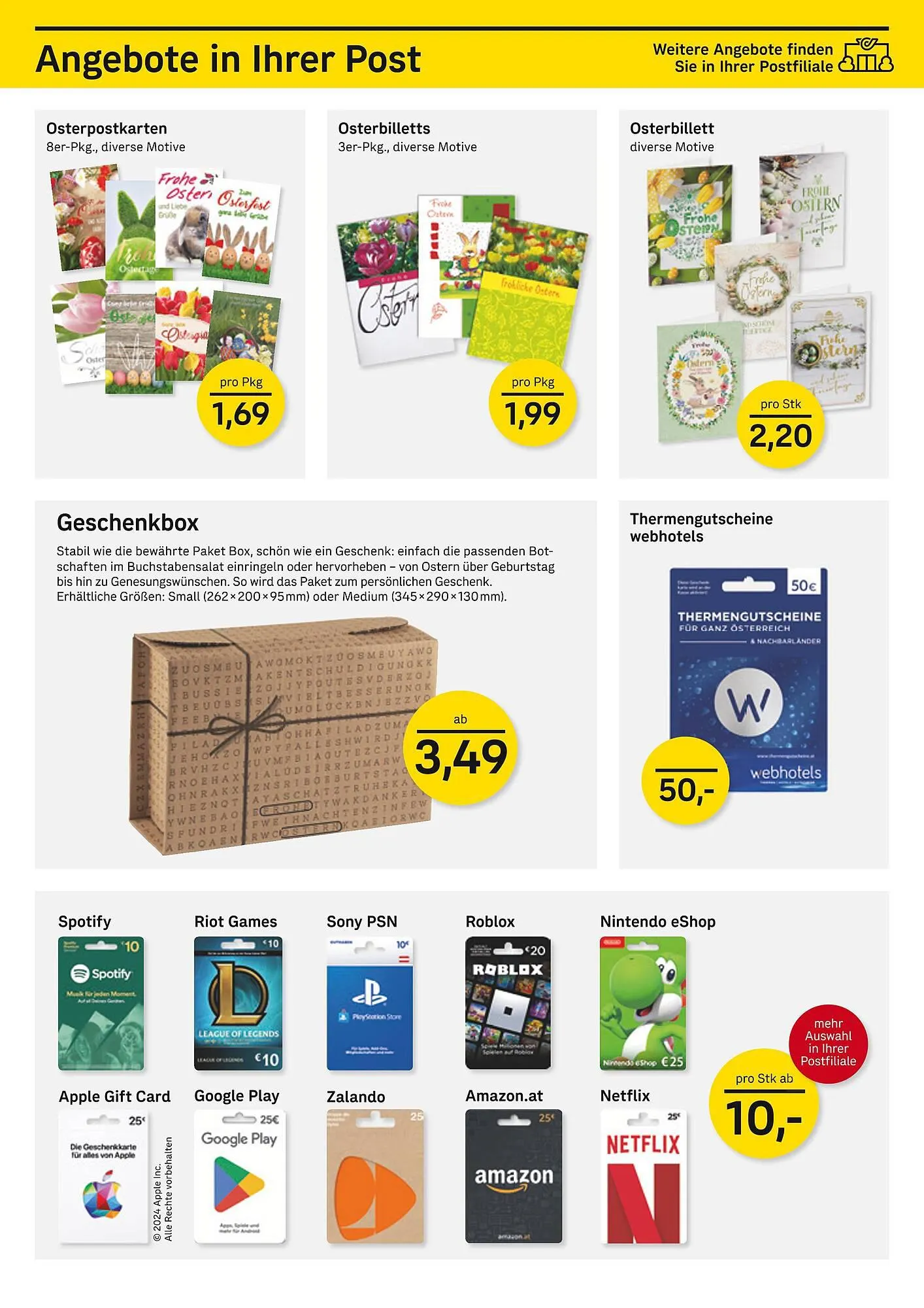 Post Flugblatt von 11. März bis 31. März 2024 - Flugblätt seite  2