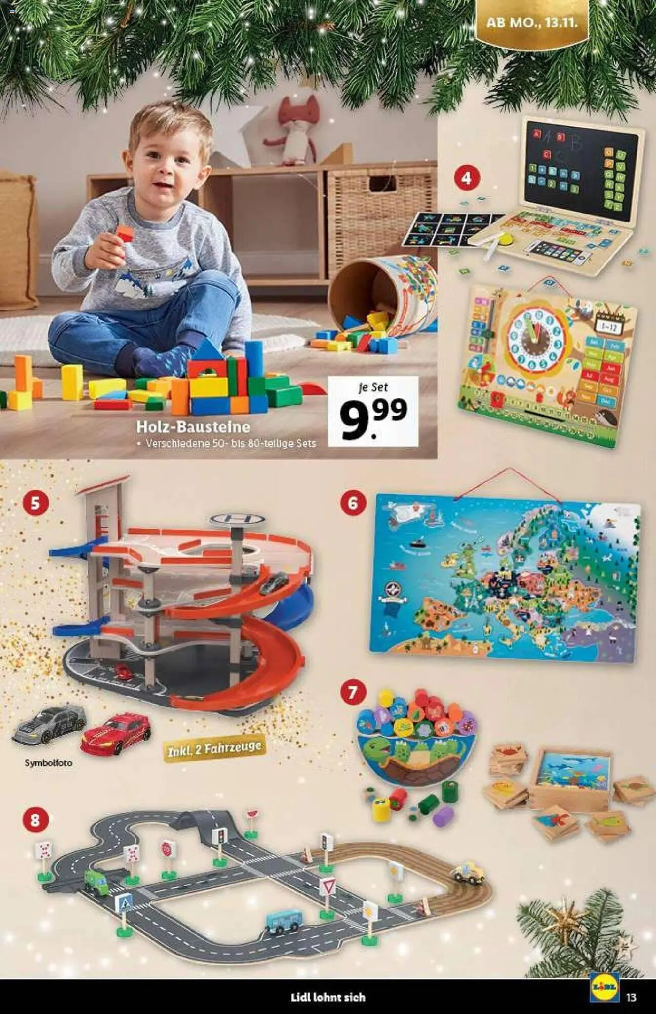 Lidl Flugblatt von 30. Oktober bis 14. Dezember 2023 - Flugblätt seite 13