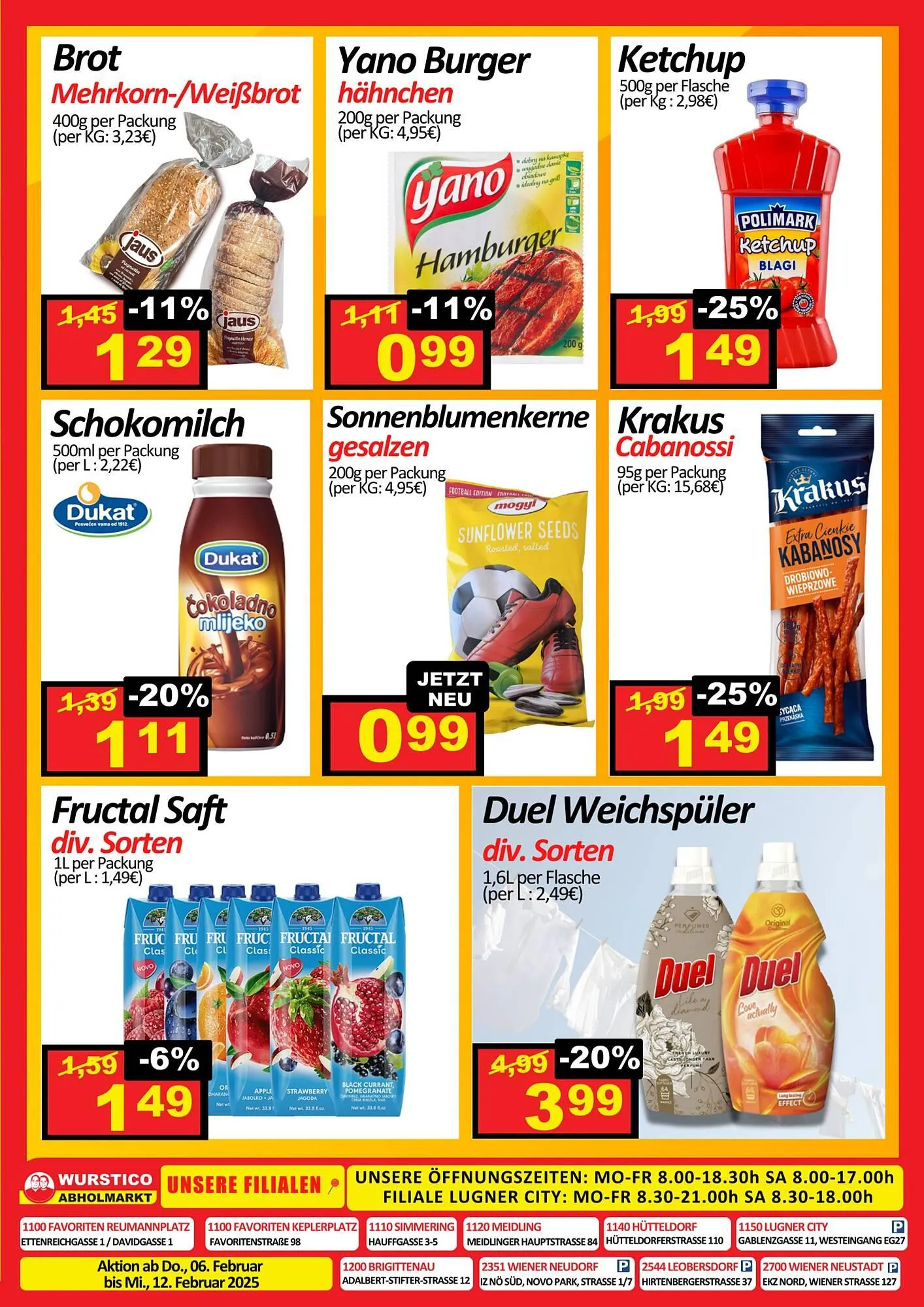 Wurstico Flugblatt von 6. Februar bis 12. Februar 2025 - Flugblätt seite  4