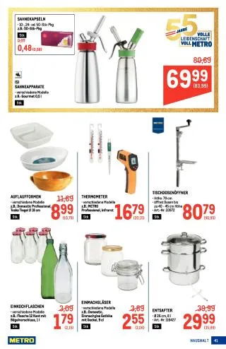 METRO Flugblatt Food - Profi von 9. Juli bis 22. Juli 2026 - Flugblätt seite  41