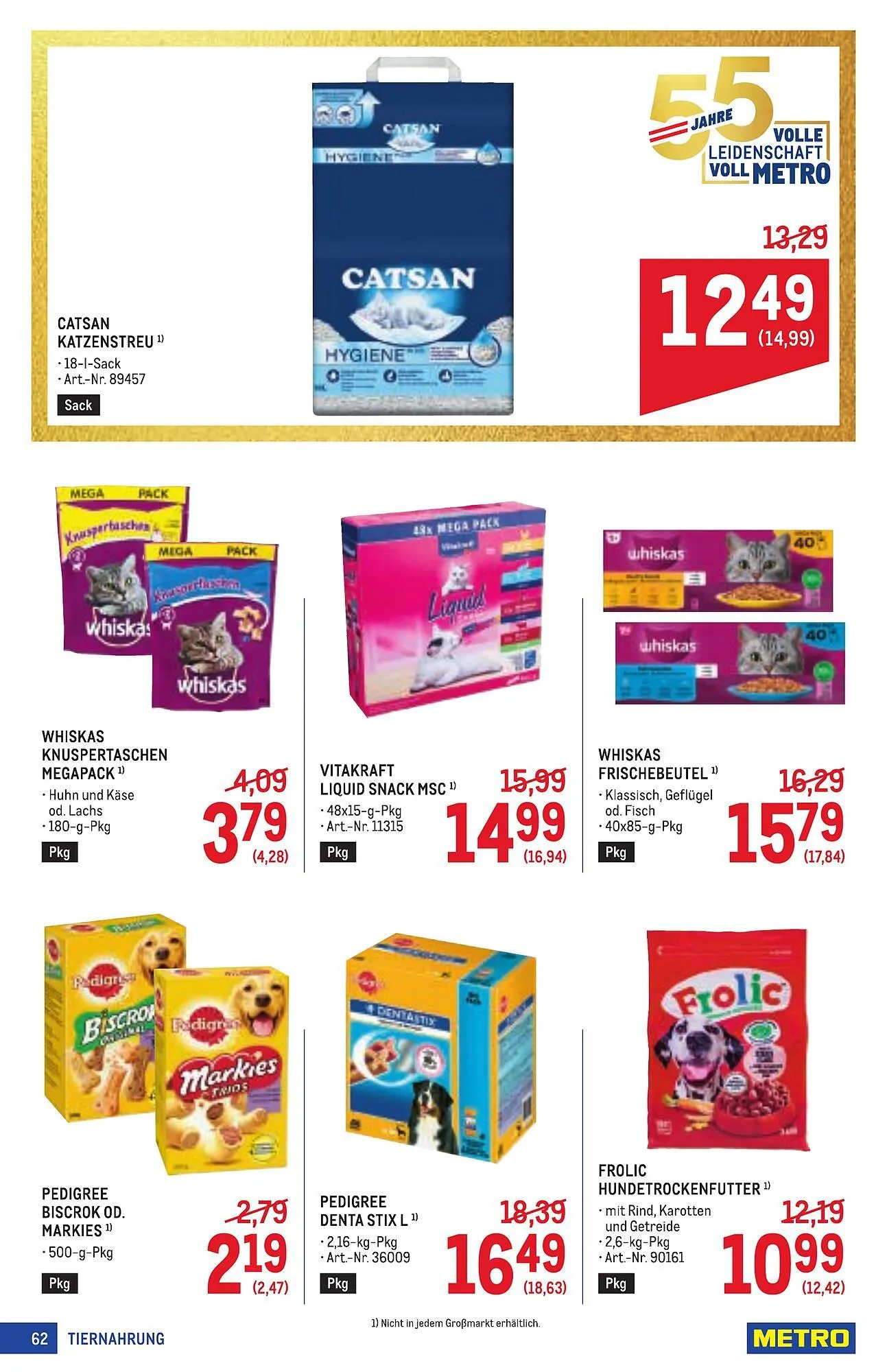 Metro Flugblatt von 16. April bis 29. April 2026 - Flugblätt seite  62