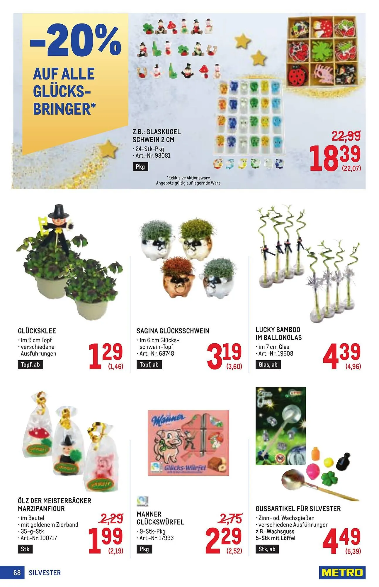 Metro Flugblatt von 11. Dezember bis 7. Jänner 2026 - Flugblätt seite  68