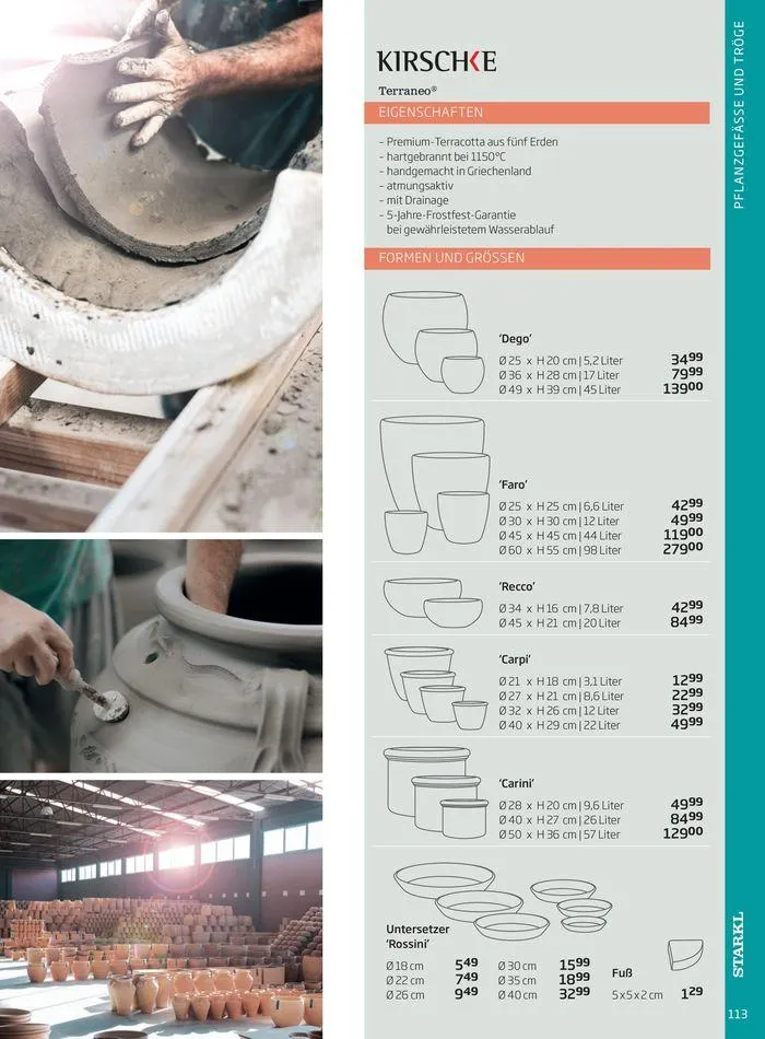 Gartencenter Jahreskatalog 2024 von 20. Mai bis 31. Dezember 2024 - Flugblätt seite  113