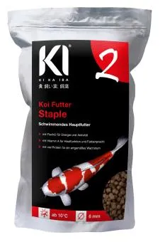 KI KA IBA Koi Staple-Hauptfutter 6mm im Beutel 1kg