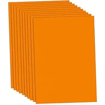 Fotokarton, orange, 50 x 70 cm, 10 Blatt