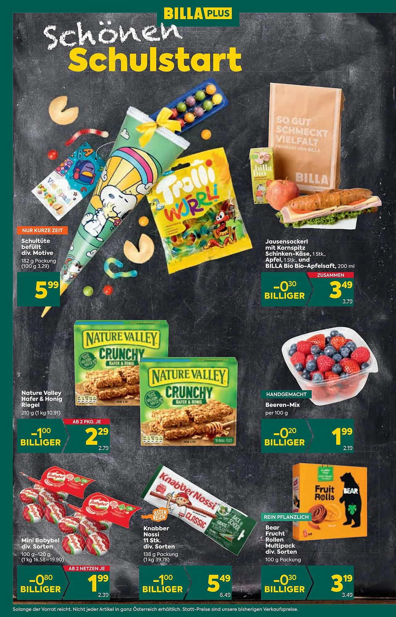 Billa Flugblatt von 31. August bis 6. September 2023 - Flugblätt seite 8