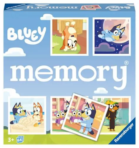 Ravenburger 22646 memory® Bluey Lustige Kinderspiele Lustige Kinderspiele