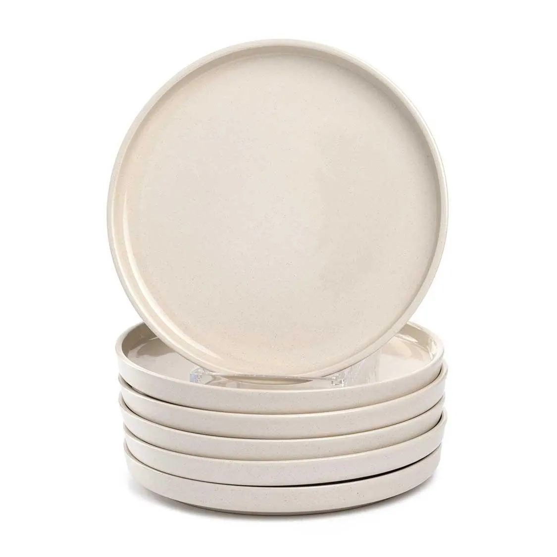 Keramikteller ROMA 22 cm creme 6er-Set