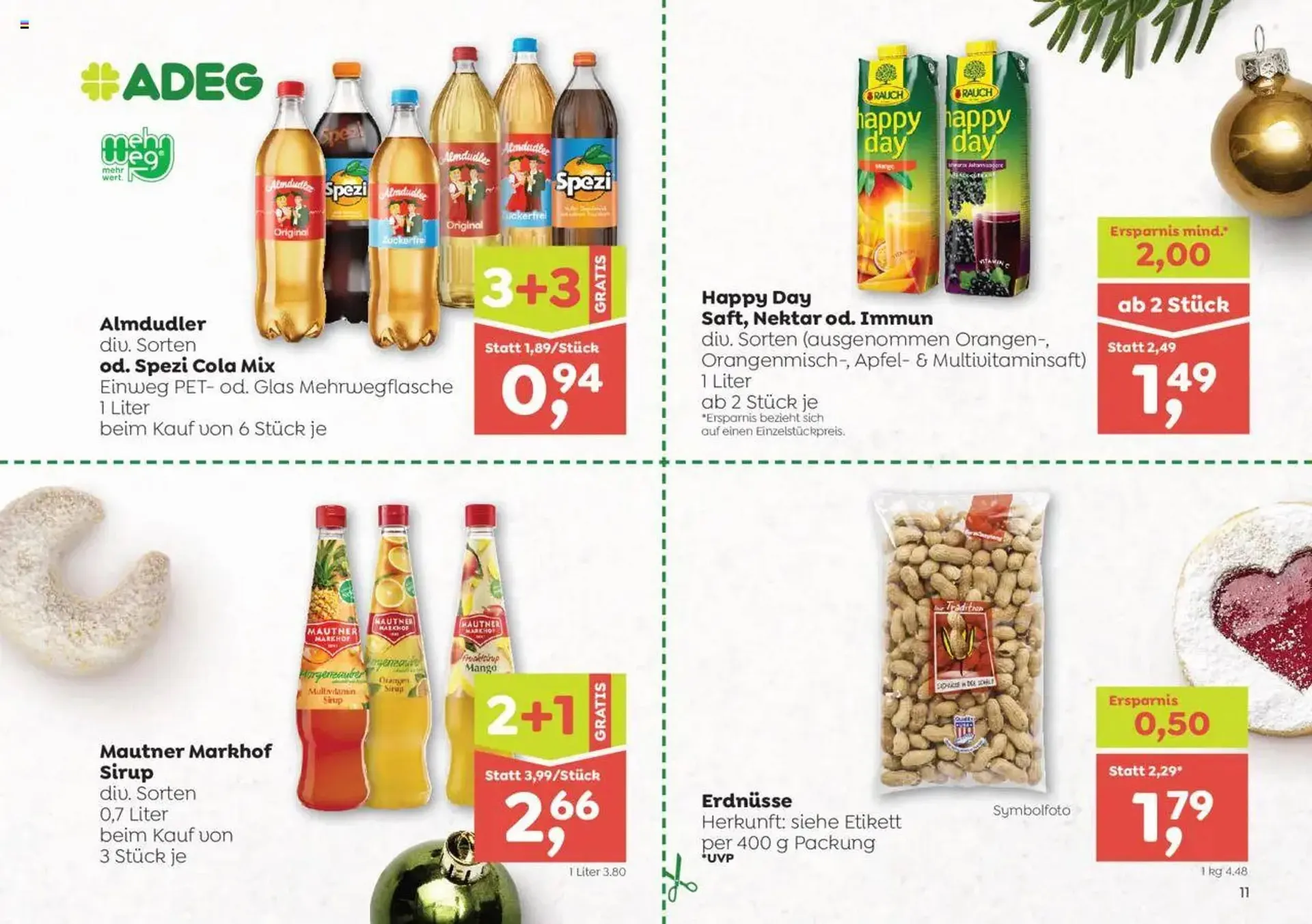 ADEG Flugblatt von 25. November bis 7. Dezember 2024 - Flugblätt seite 11