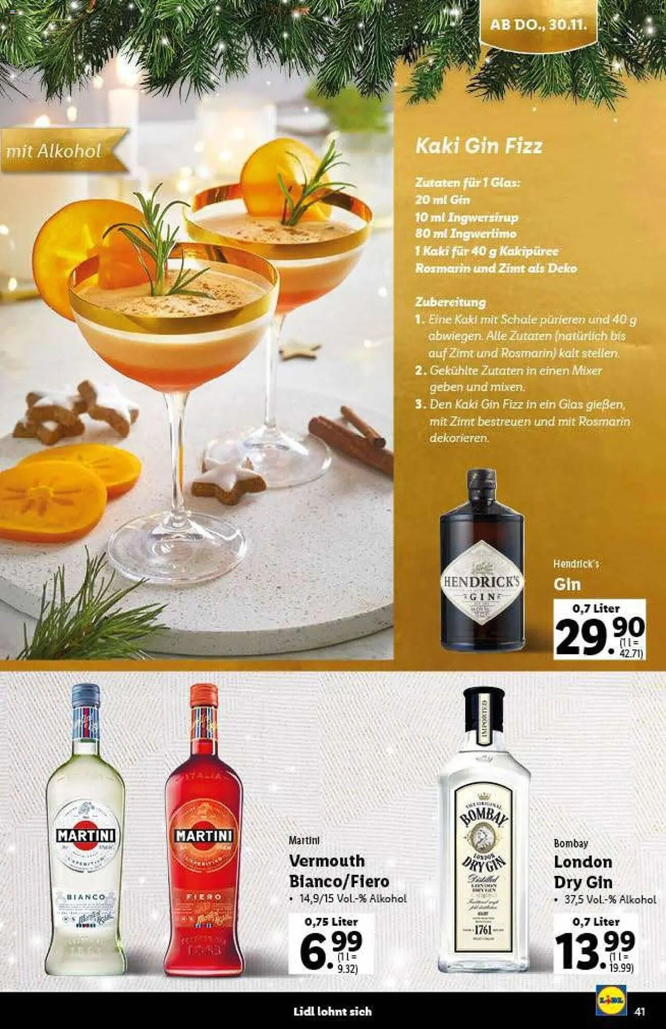 Lidl Flugblatt von 9. November bis 21. Dezember 2023 - Flugblätt seite  41