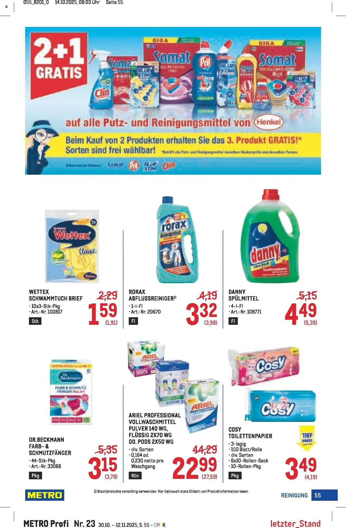 Metro Flugblatt von 30. Oktober bis 12. November 2025 - Flugblätt seite 55