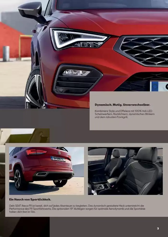 Seat Ateca von 4. Februar bis 26. Jänner 2026 - Flugblätt seite  3