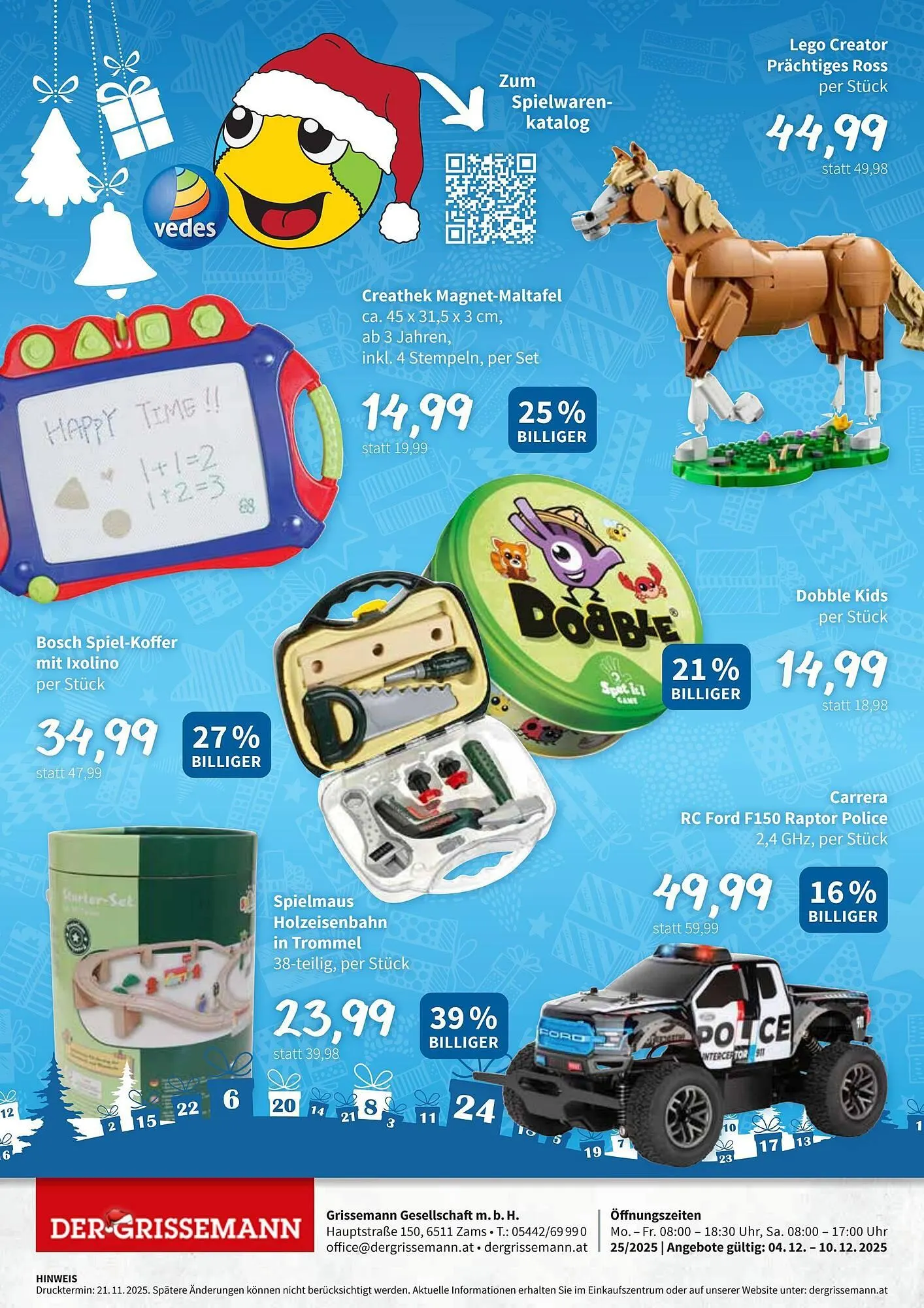 Der Grissemann Flugblatt von 1. Dezember bis 7. Dezember 2025 - Flugblätt seite  12