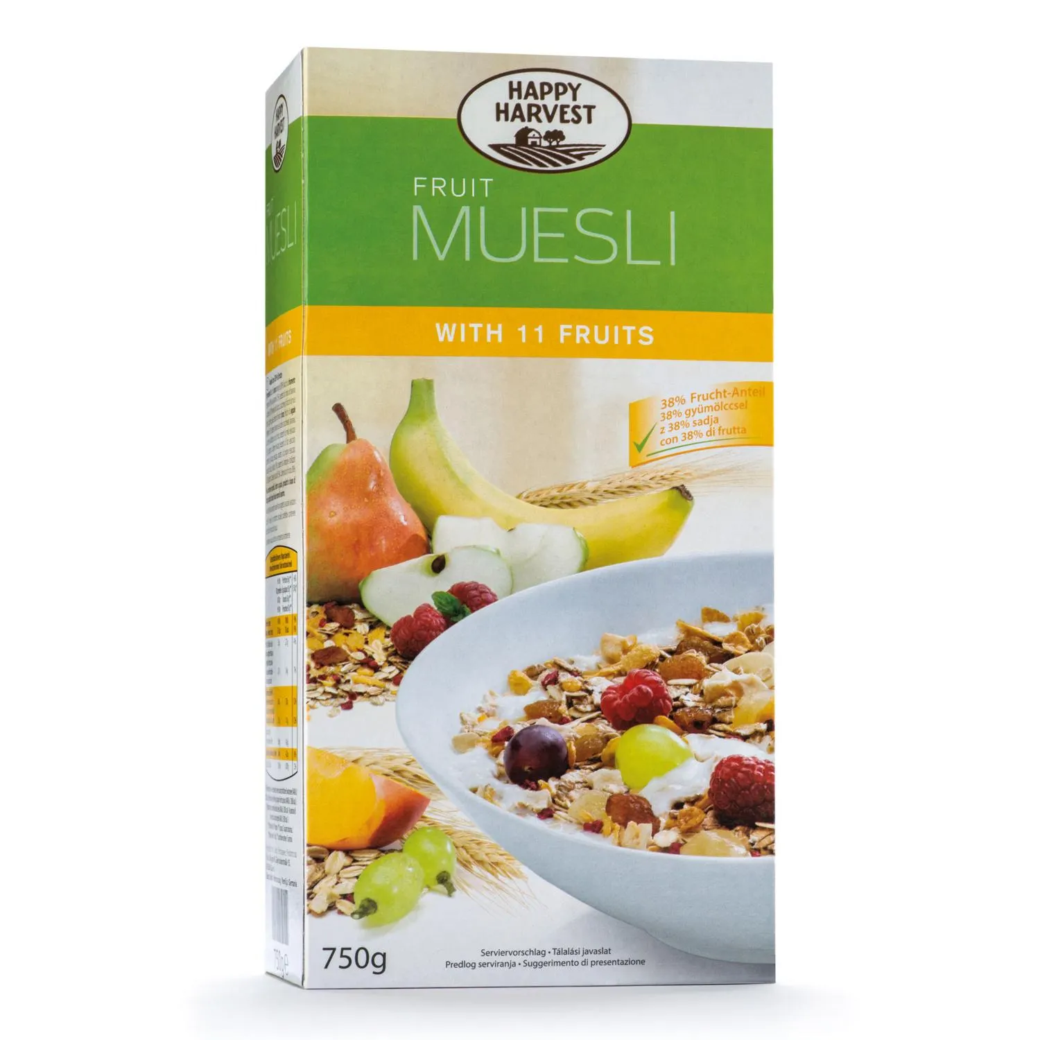 HAPPY HARVEST Müsli, Früchte