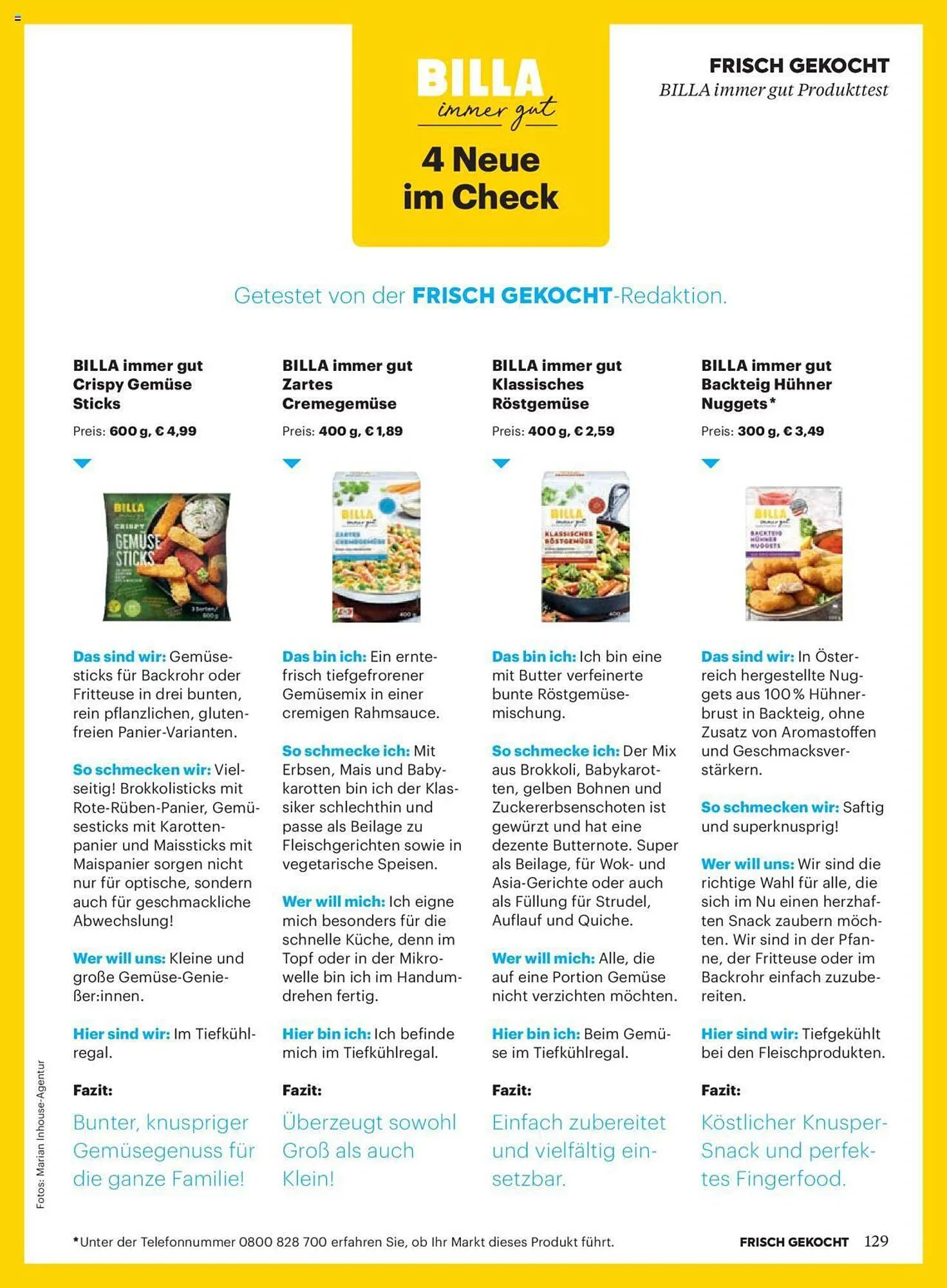 Billa Flugblatt von 1. Dezember bis 31. Dezember 2023 - Flugblätt seite  129