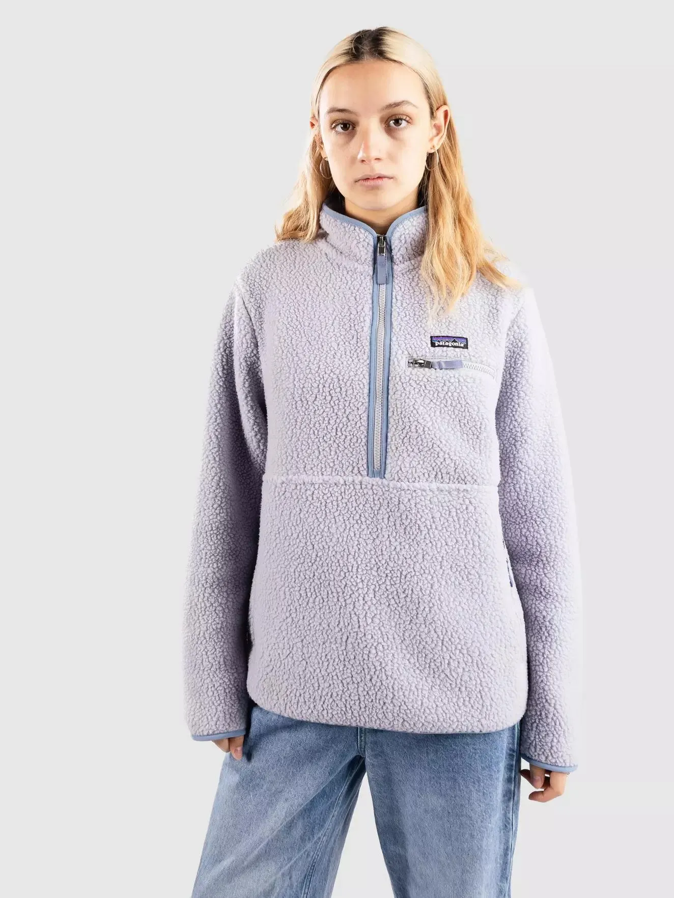 Retro Pile Marsupial Half-Zip Fleece Pullover