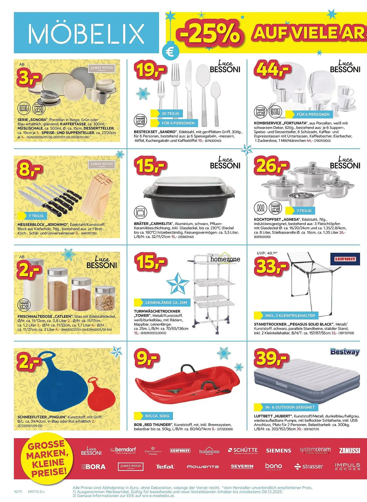 Möbelix Flugblatt von 2. Dezember bis 8. Dezember 2025 - Flugblätt seite  10