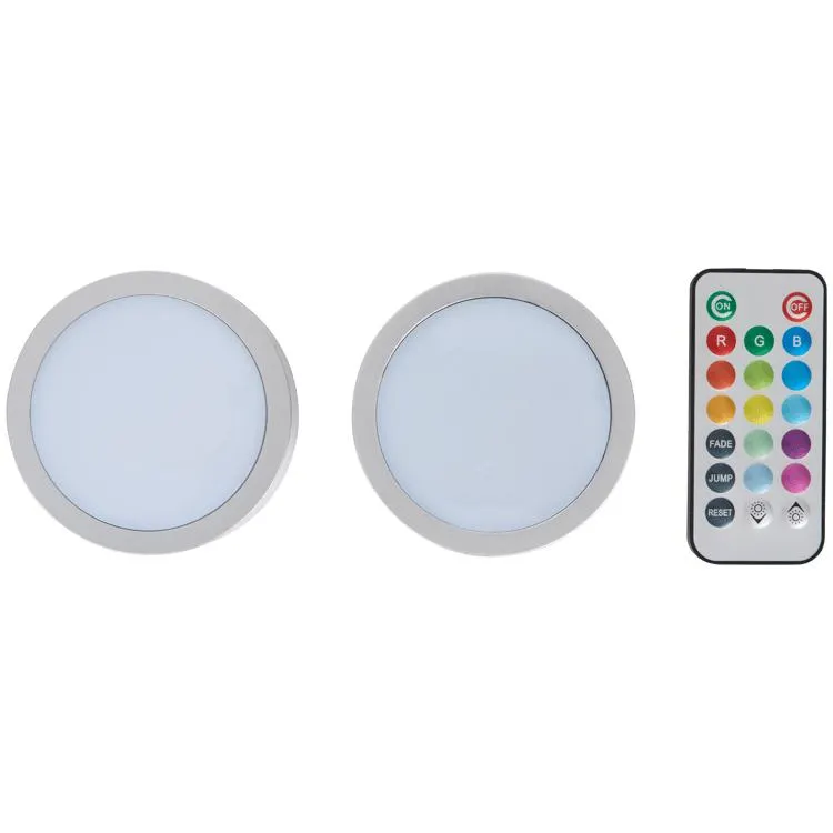 Baltimore Selbstklebende LED-Spots mit Fernbedienung