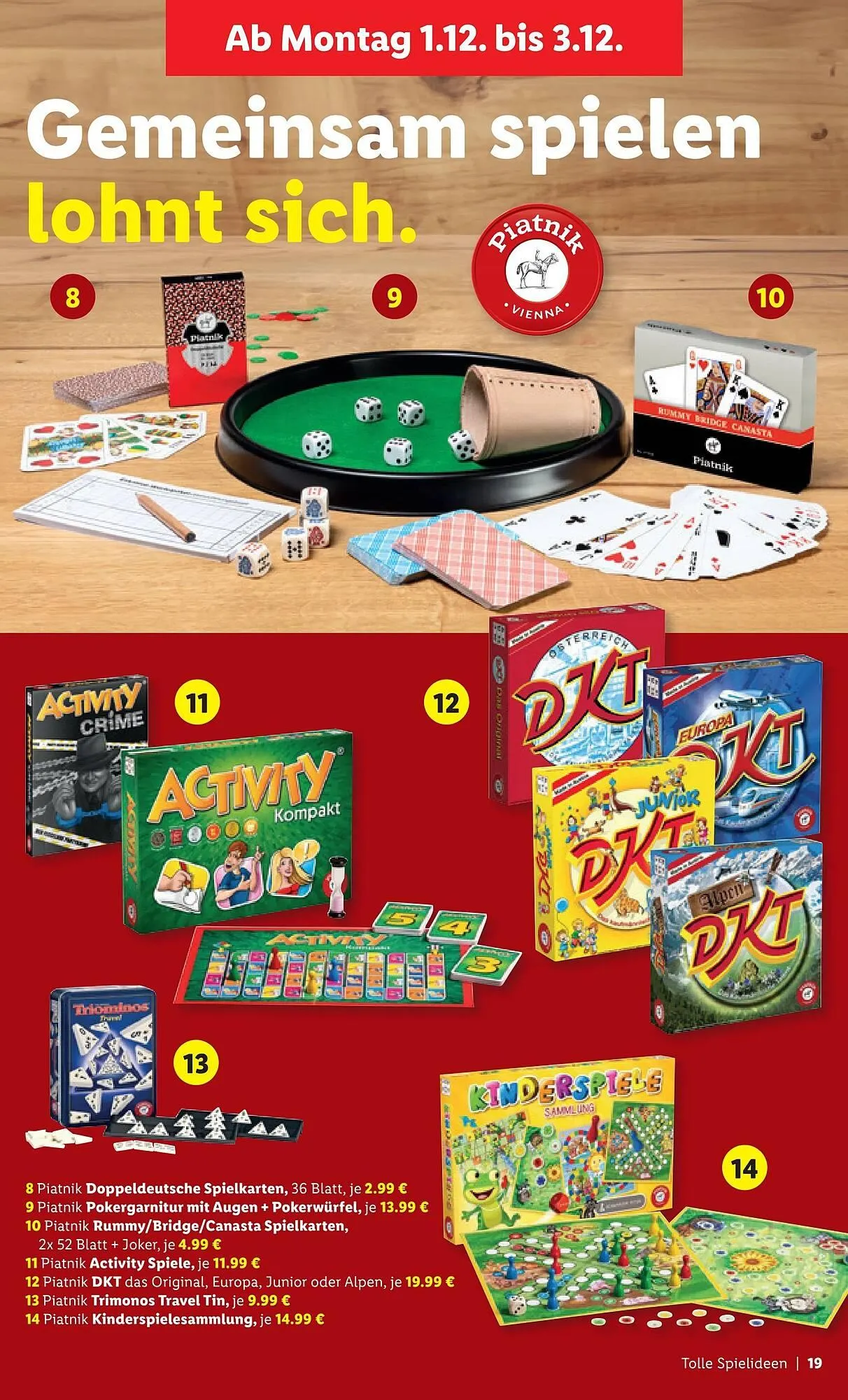 Lidl Flugblatt von 26. Oktober bis 21. Dezember 2025 - Flugblätt seite  19