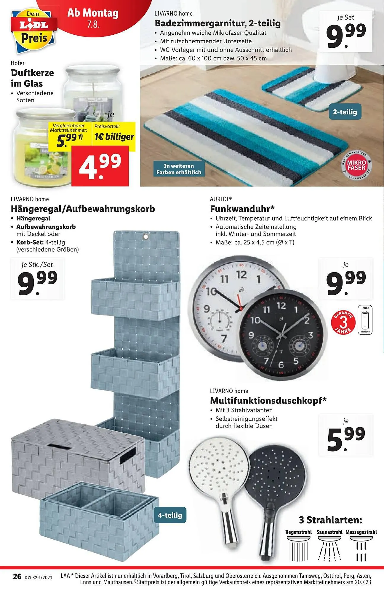 Lidl Flugblatt von 2. August bis 9. August 2023 - Flugblätt seite 26