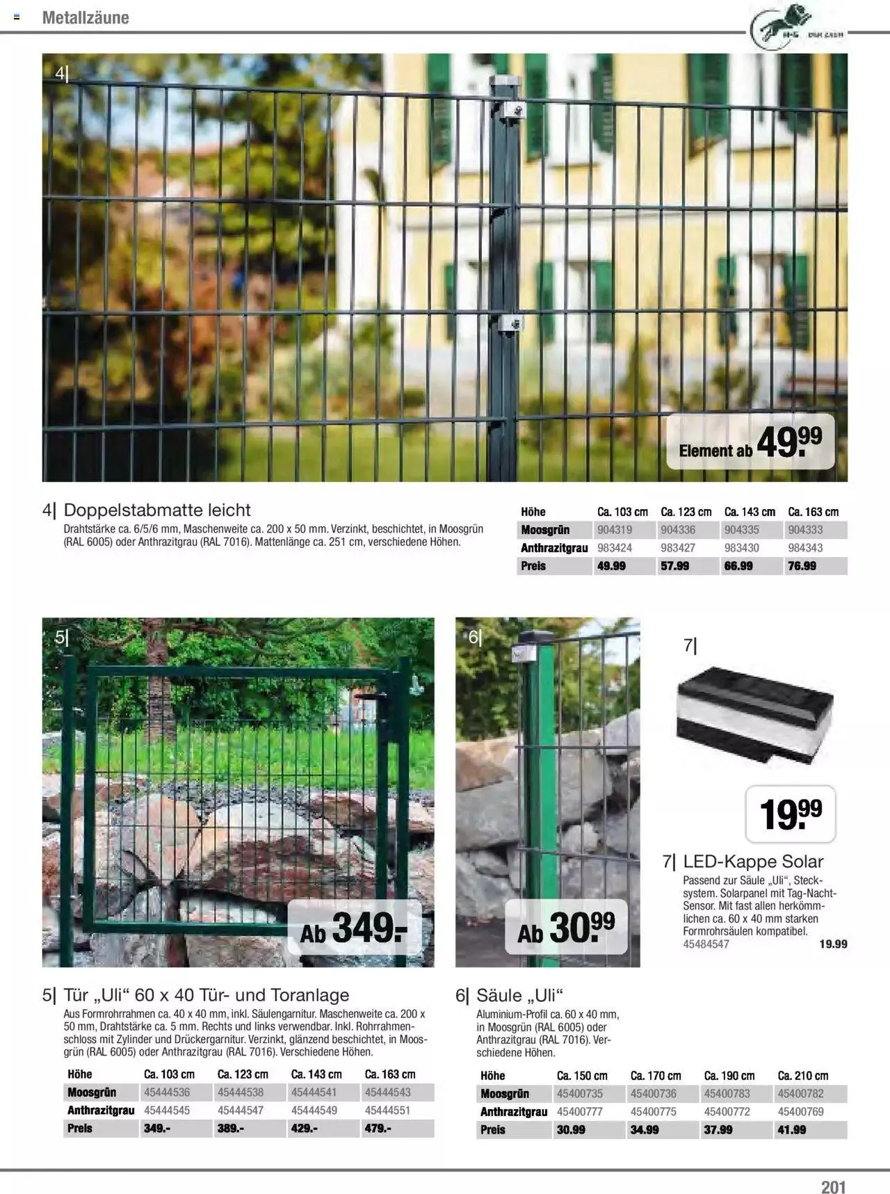 Hagebau Gartenjahr 2023 von 7. März bis 31. Dezember 2023 - Flugblätt seite 201